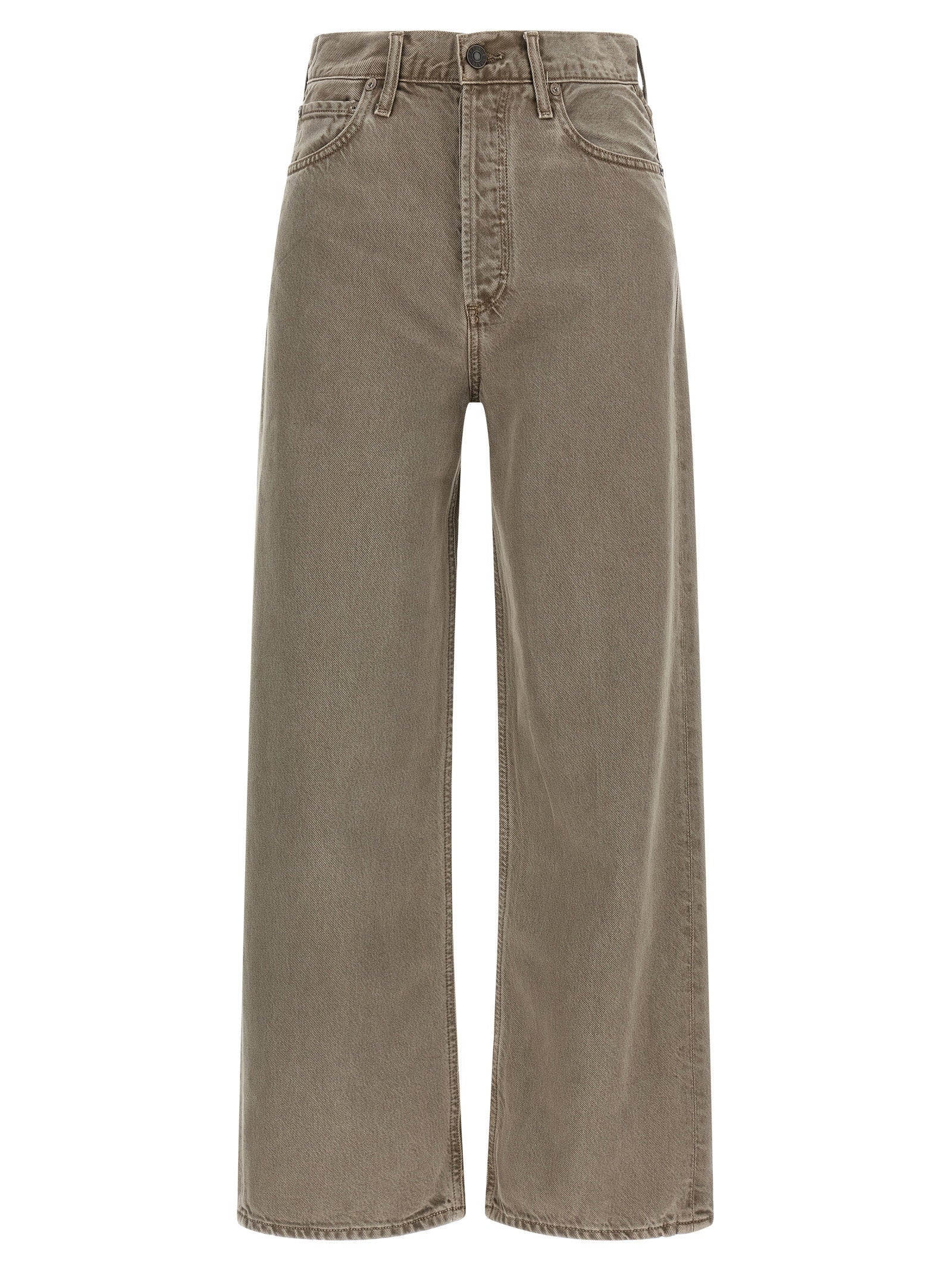 Agolde Ren Jeans — Taupe by Agolde