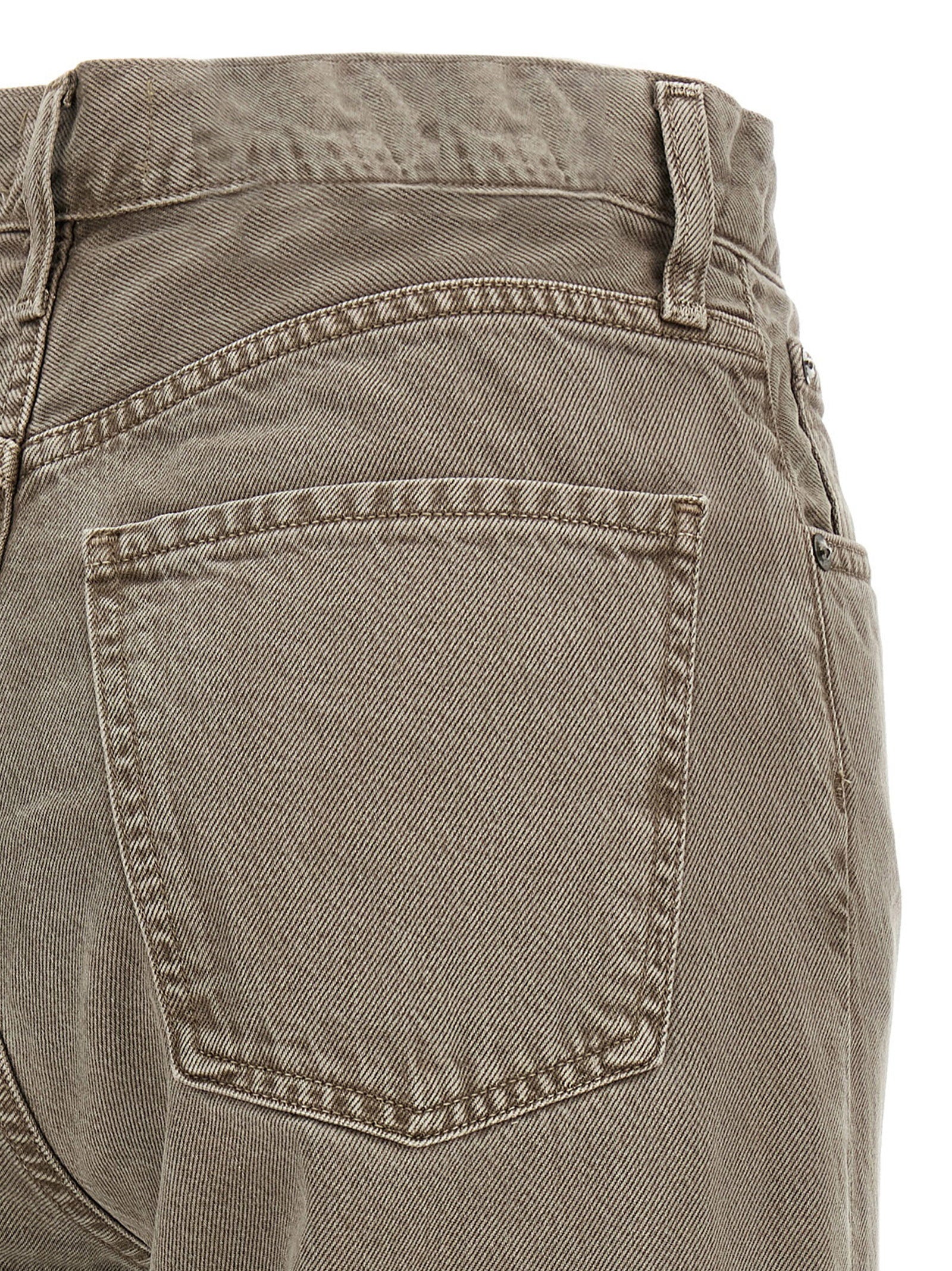Agolde Ren Jeans — Taupe, view 4