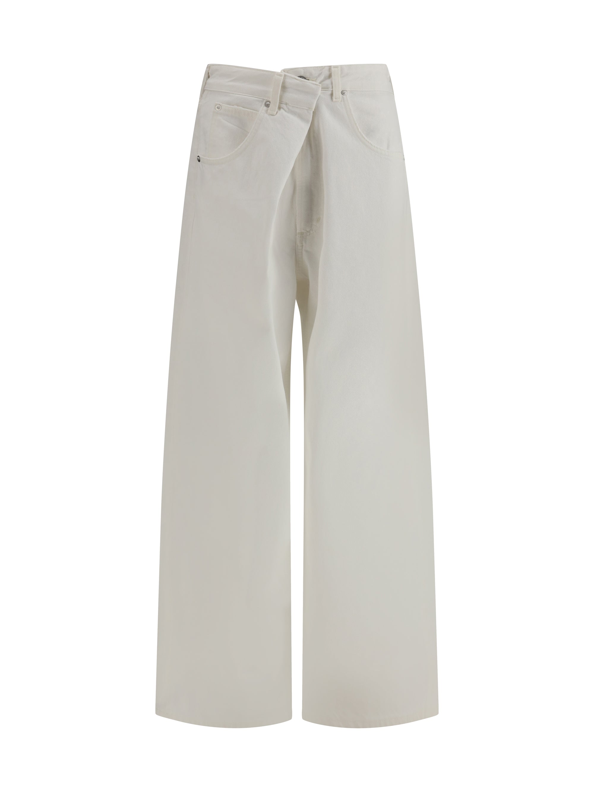 Agolde Vana Fold Jeans — White by Agolde