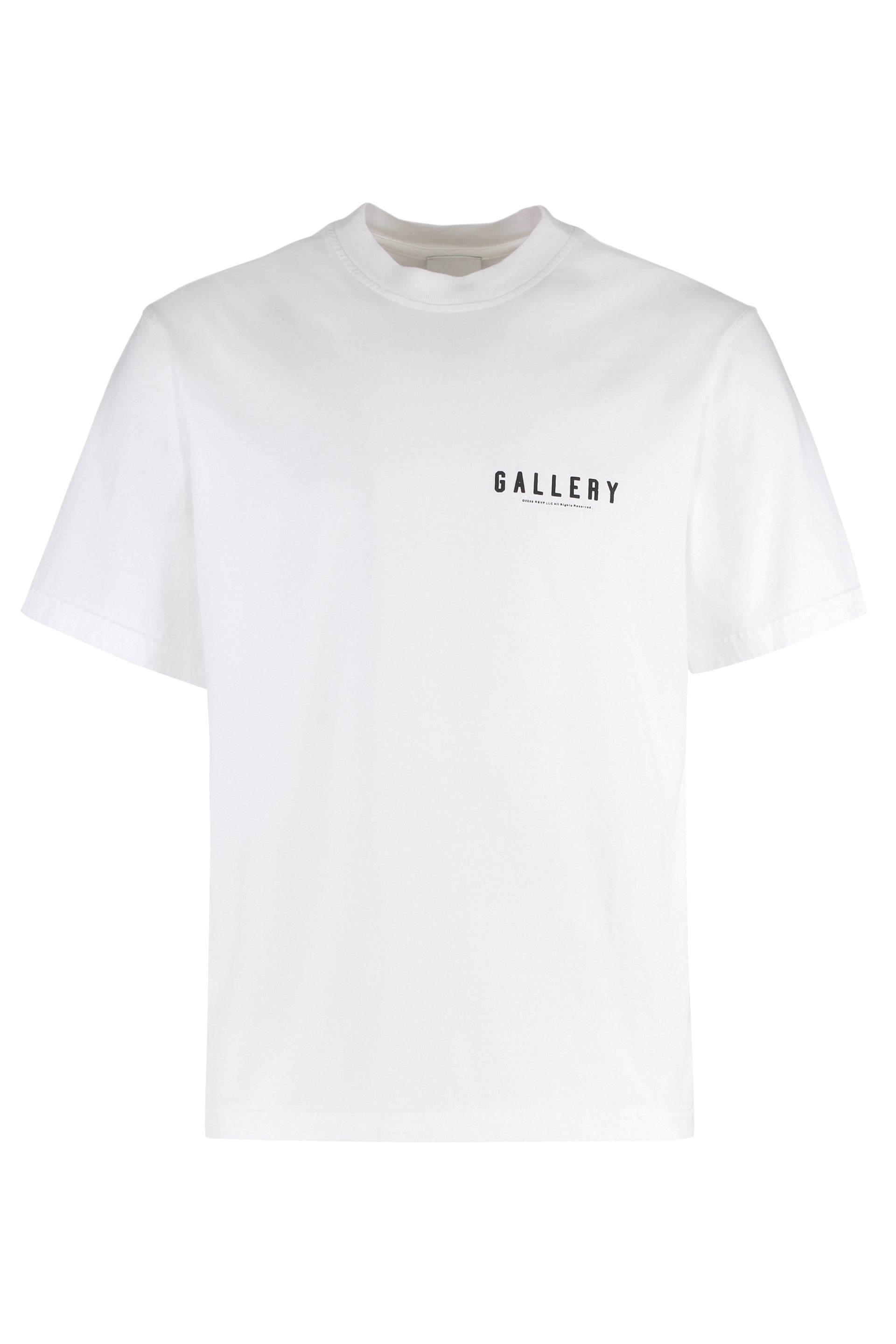 Agolde Logo-Print Cotton Crew-Neck T-Shirt — White by Agolde