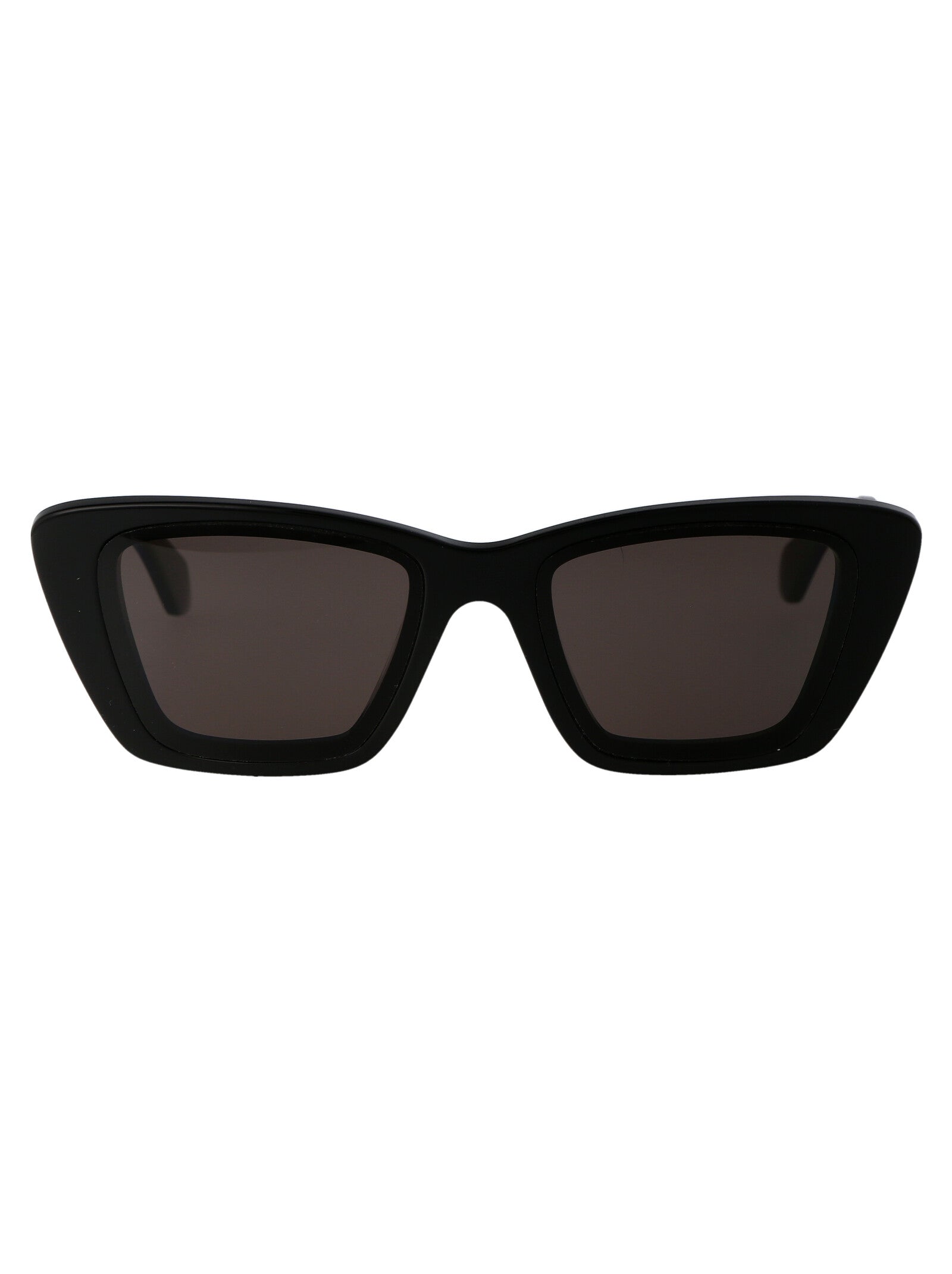 AlaïA AA0070S Sculpted Acetate Sunglasses — Black by Alaia