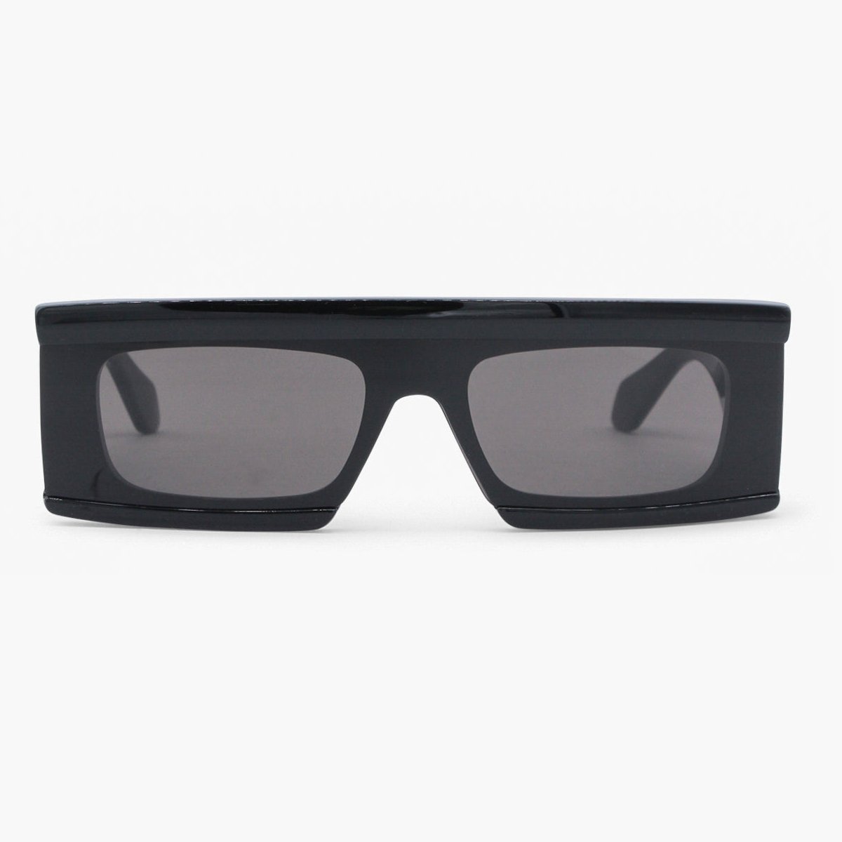 Alaia AA0099S Black Acetate Rectangle-Frame Sunglasses — Black by Alaia
