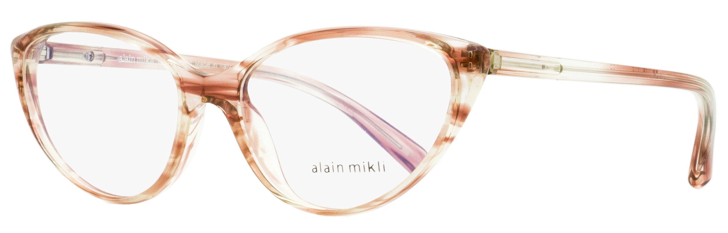 Alain Mikli A03081 Cat-Eye Acetate Eyeglasses — Pink, view 2