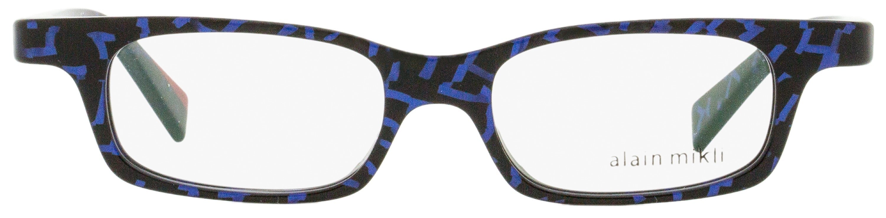 Alain Mikli A03096 Patterned Acetate Eyeglasses — Blue by Alain Mikli