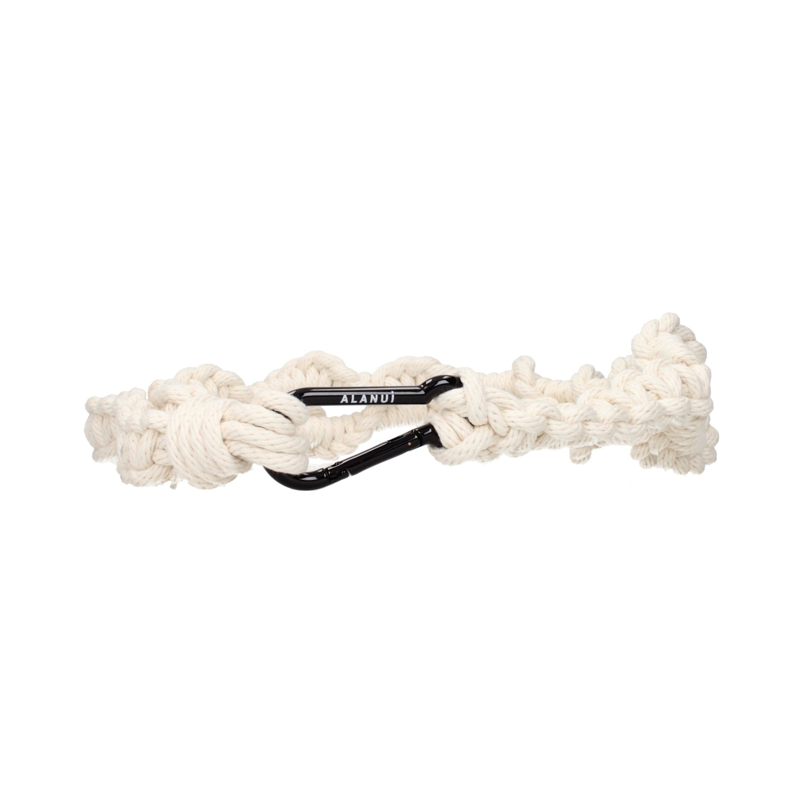 Alanui Knotted Cotton Belt — Beige by Alanui