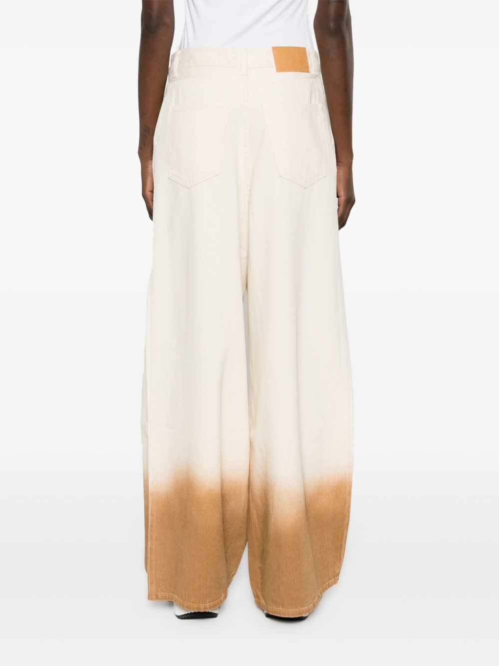 Alanui Jeans — Cream, view 2