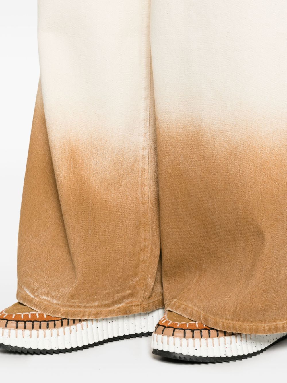 Alanui Jeans — Cream, view 4