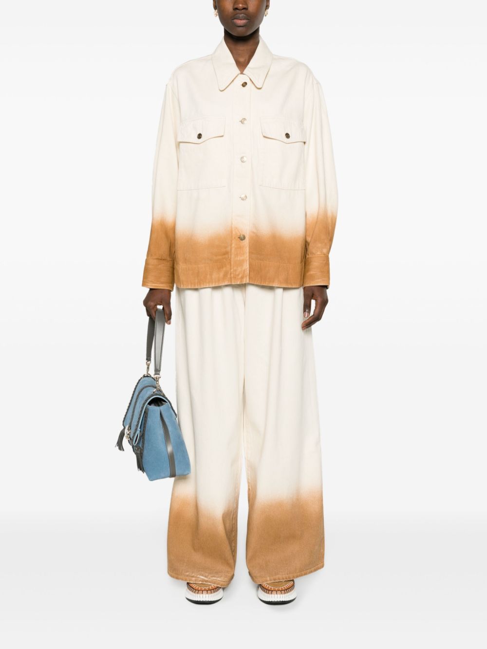 Alanui Jeans — Cream, view 5