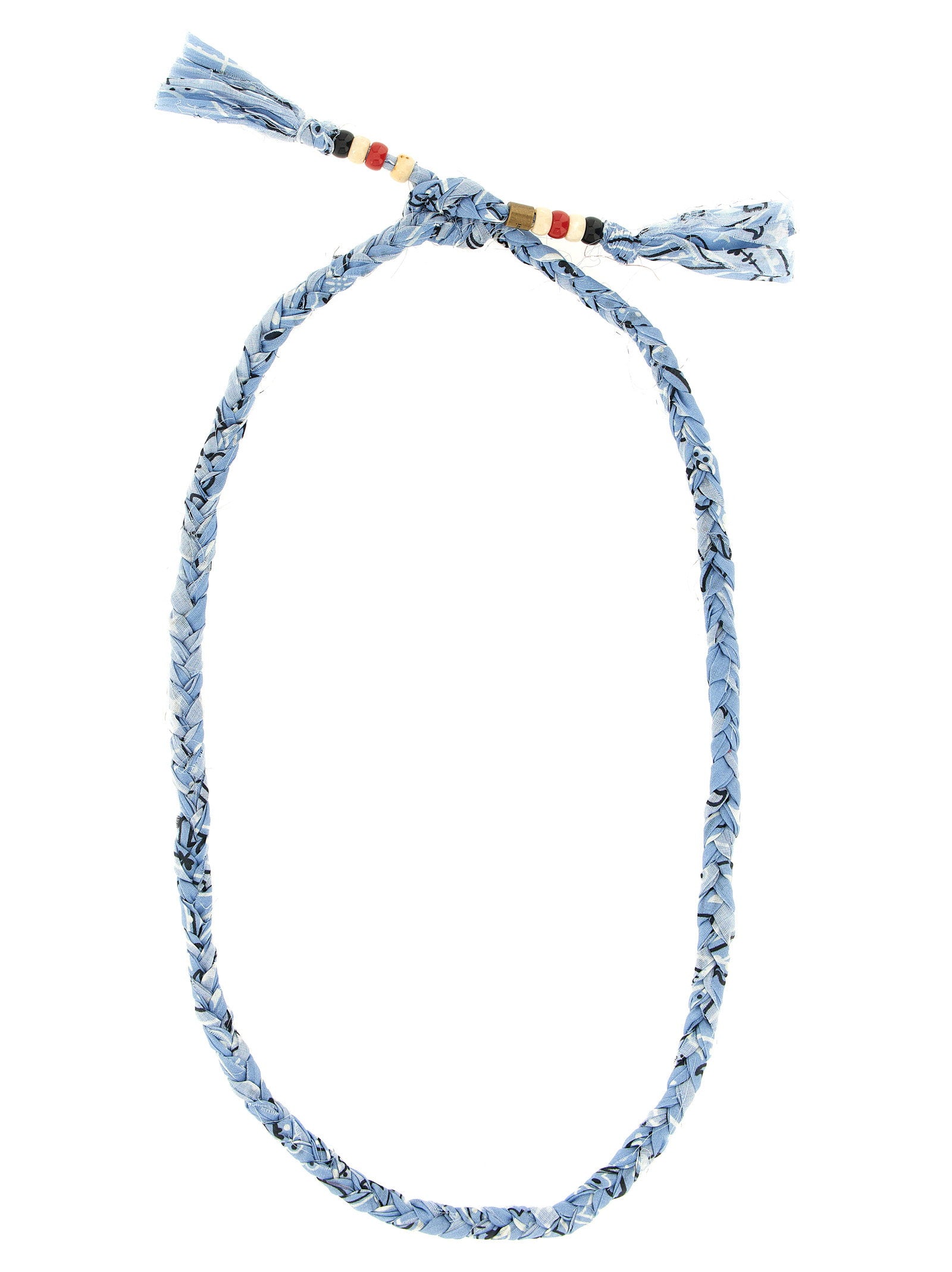 Alanui Bandana Necklace — Blue by Alanui
