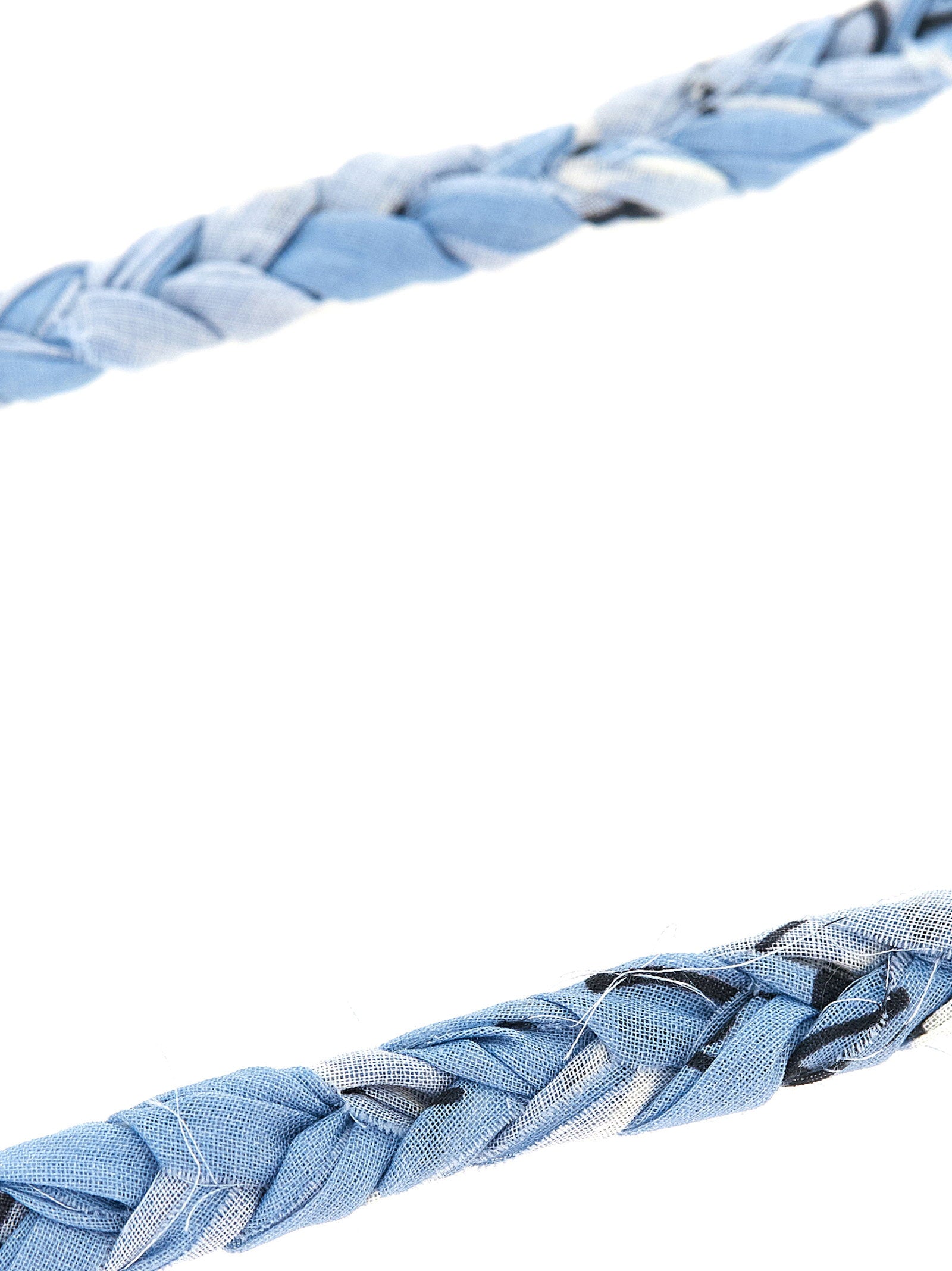 Alanui Bandana Necklace — Blue, view 3