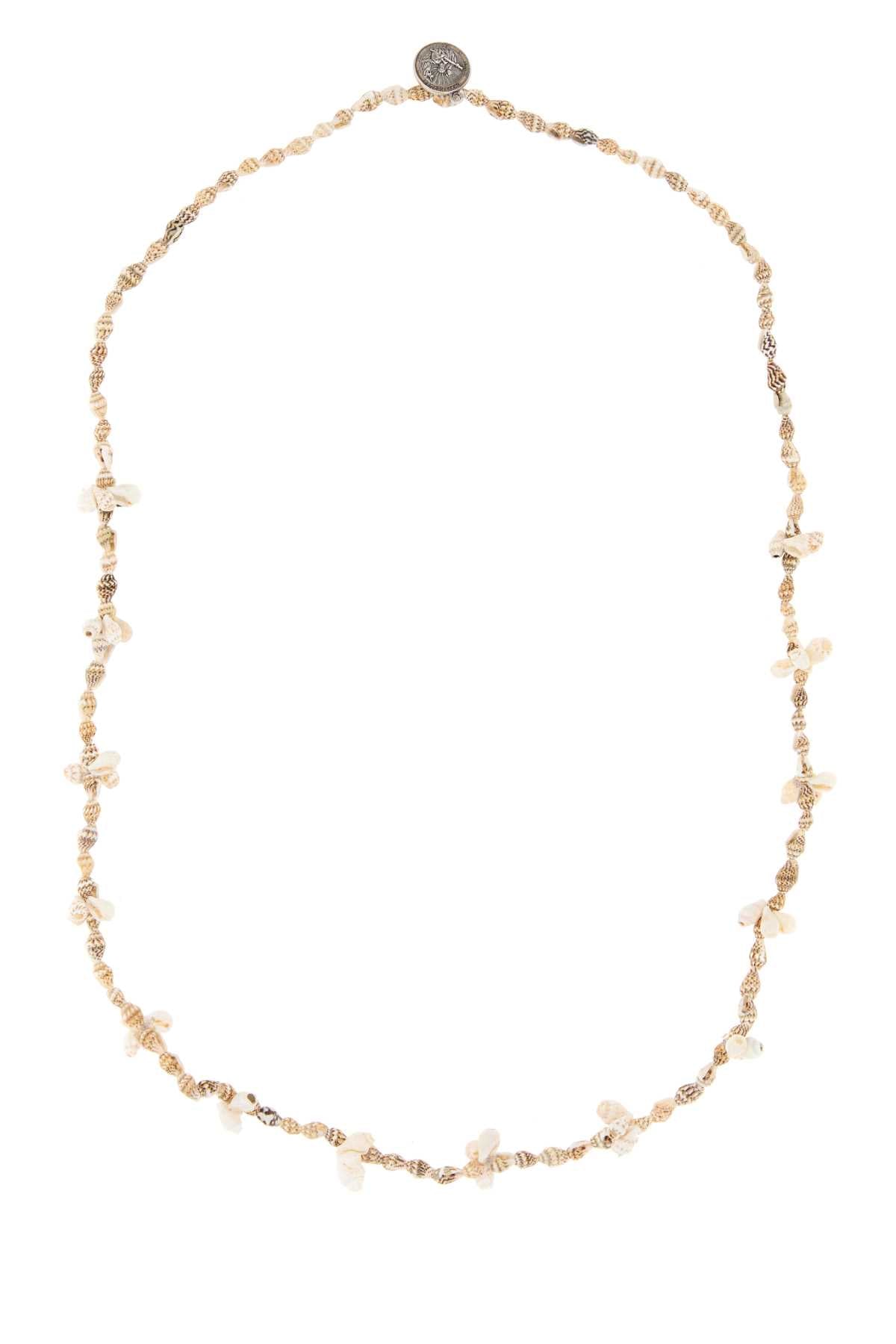Alanui Mongo Shell Necklace — Brown by Alanui