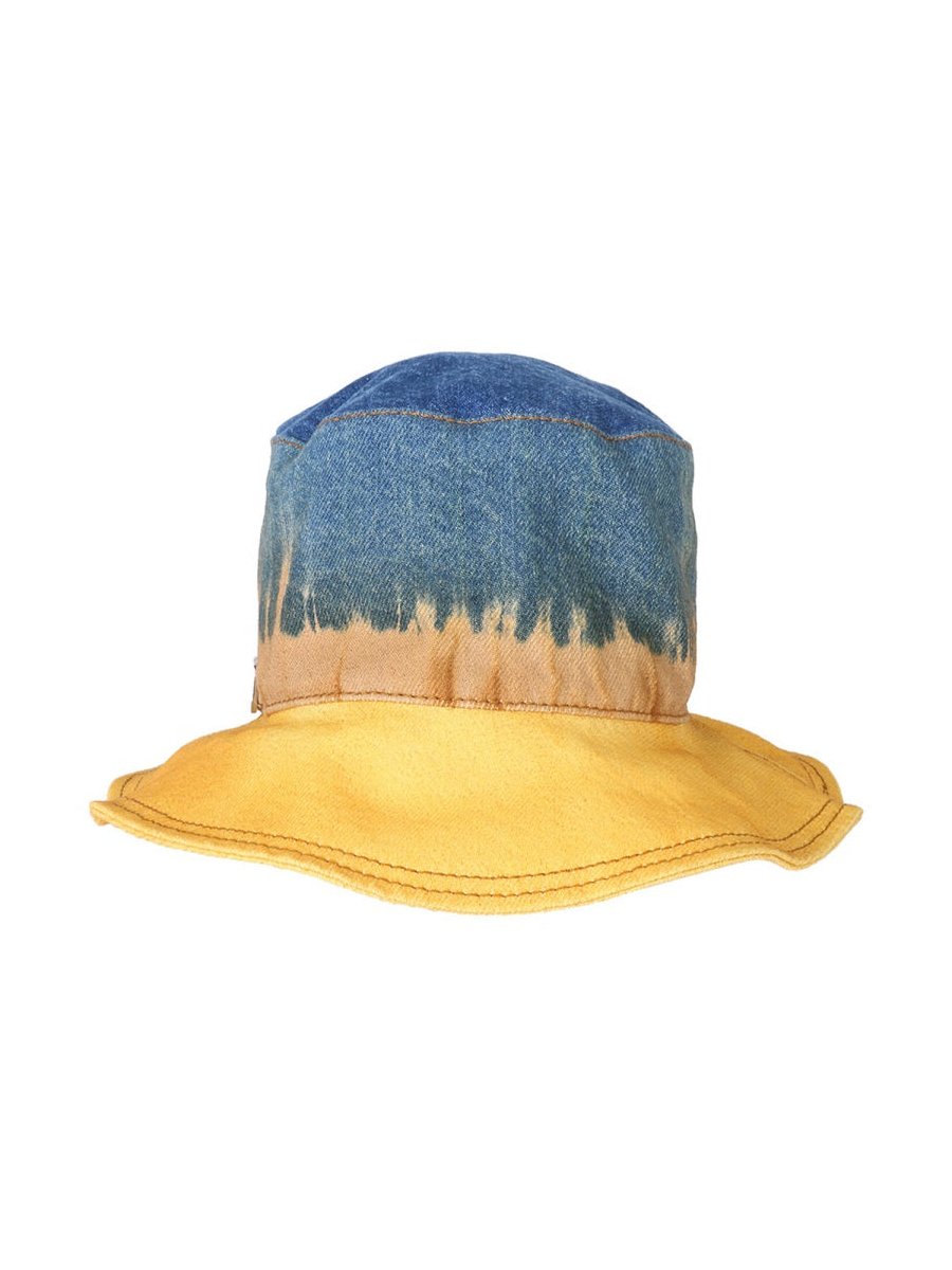 Alberta Ferretti 36010182_1087 Tie-Dye Cotton Bucket Hat — Multicolor by Alberta Ferretti