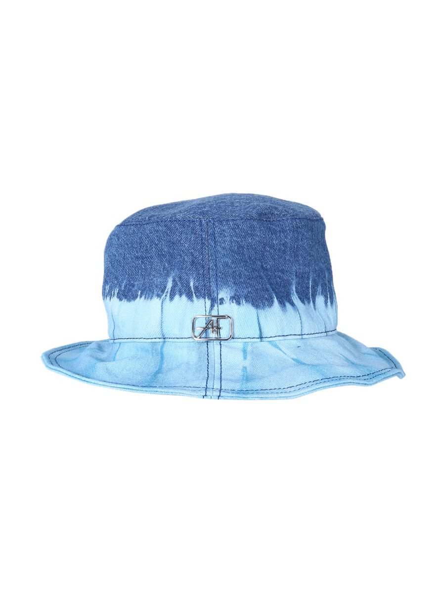 Alberta Ferretti 36010182_1342 Tie-Dye Cotton Bucket Hat — Blue, view 2