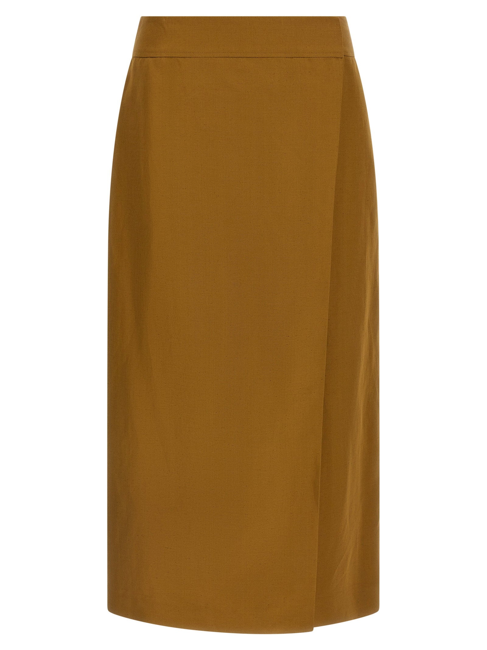 Alberto Biani Wrap Skirt — Brown by Alberto Biani