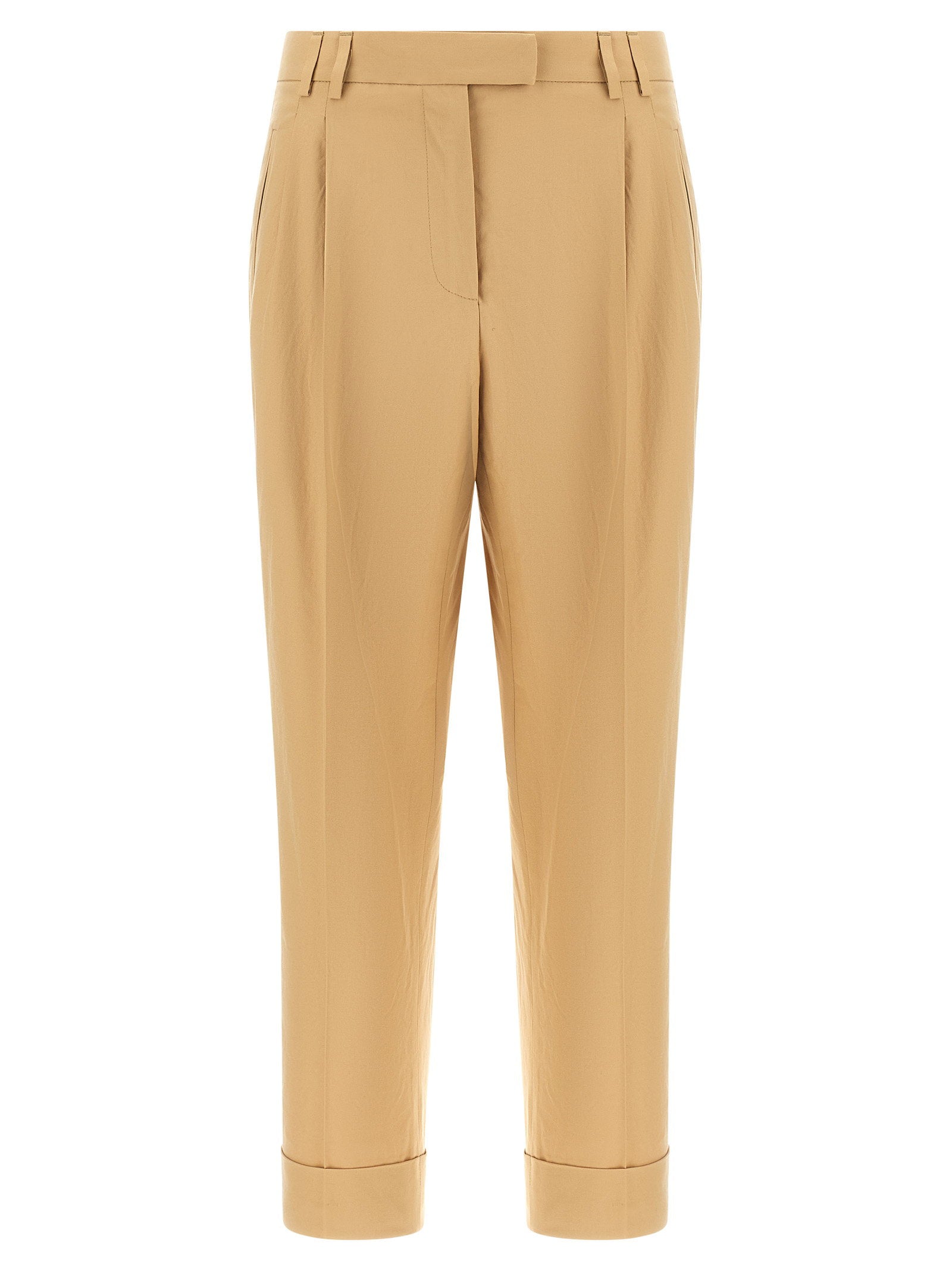 Alberto Biani Albertino Trousers — Beige by Alberto Biani