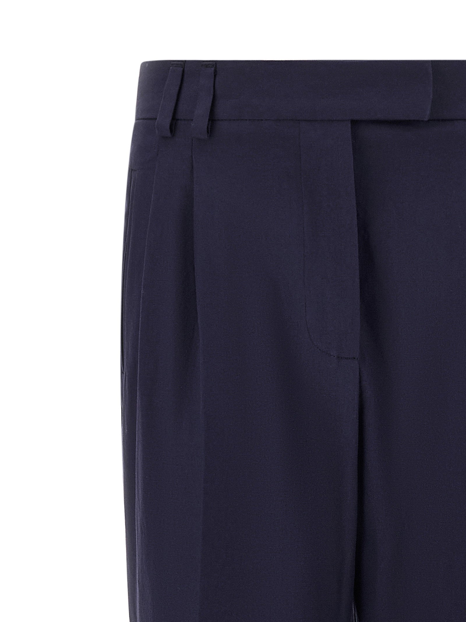 Alberto Biani Albertino Trousers — Navy, view 3