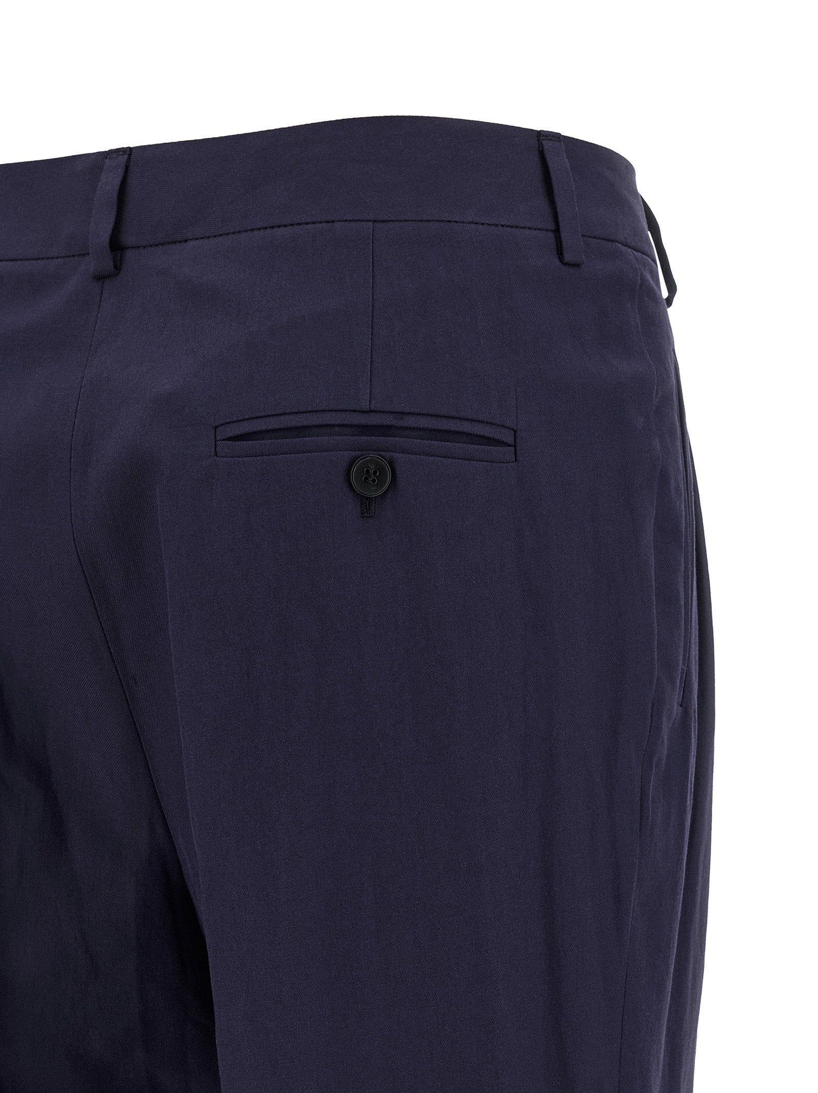 Alberto Biani Albertino Trousers — Navy, view 4