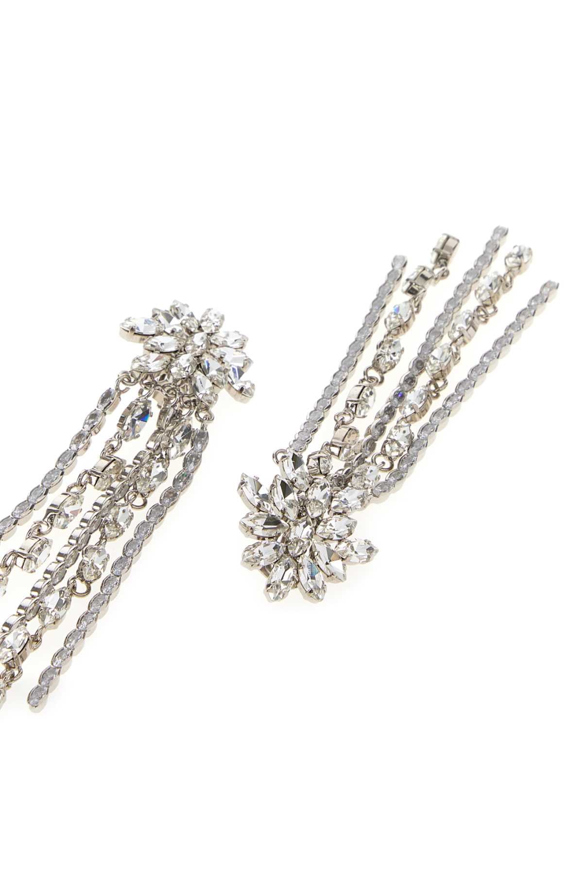 Alessandra Rich Earring Earrings — Clear, view 2
