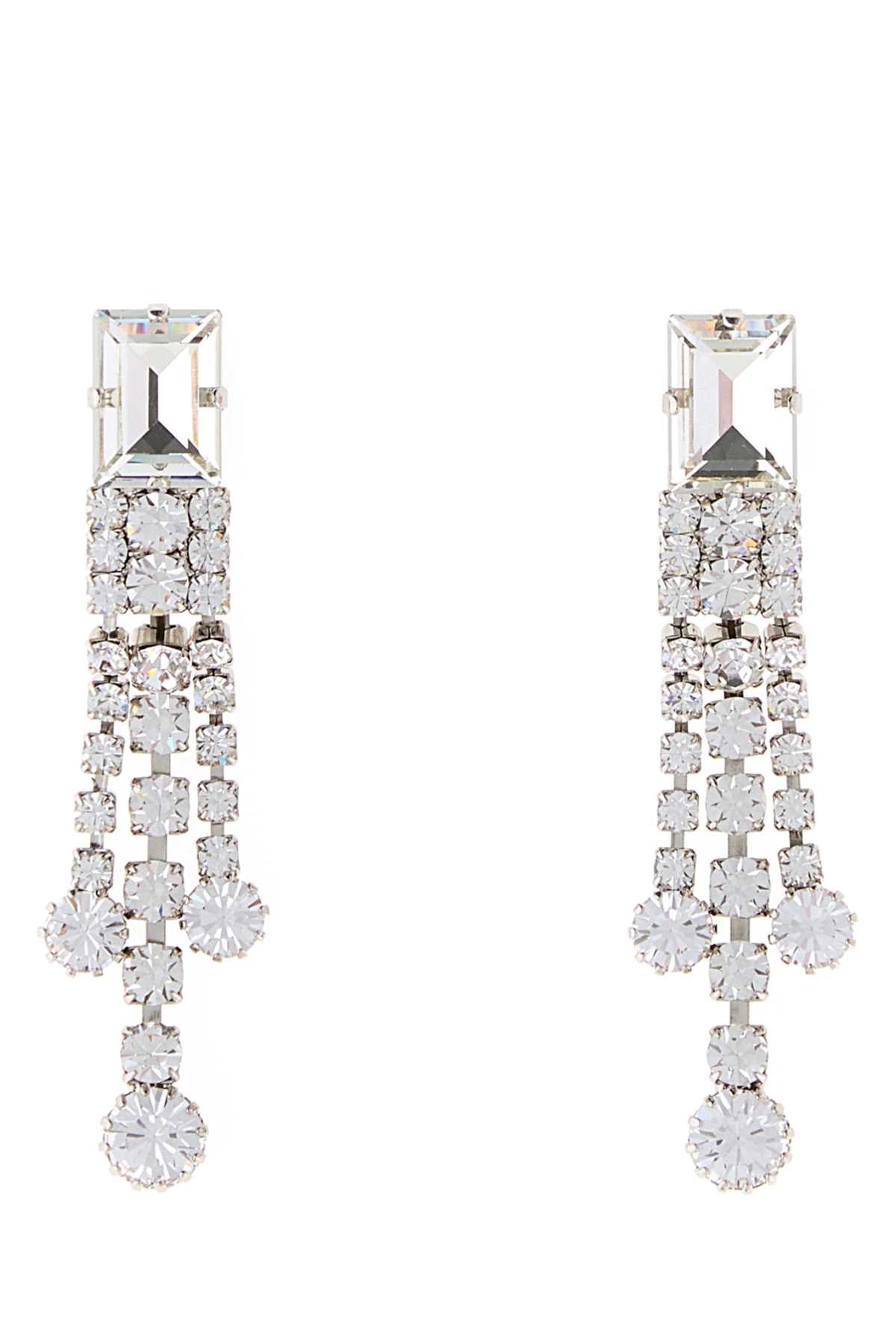 Alessandra Rich Earrings — Clear by Alessandra Rich