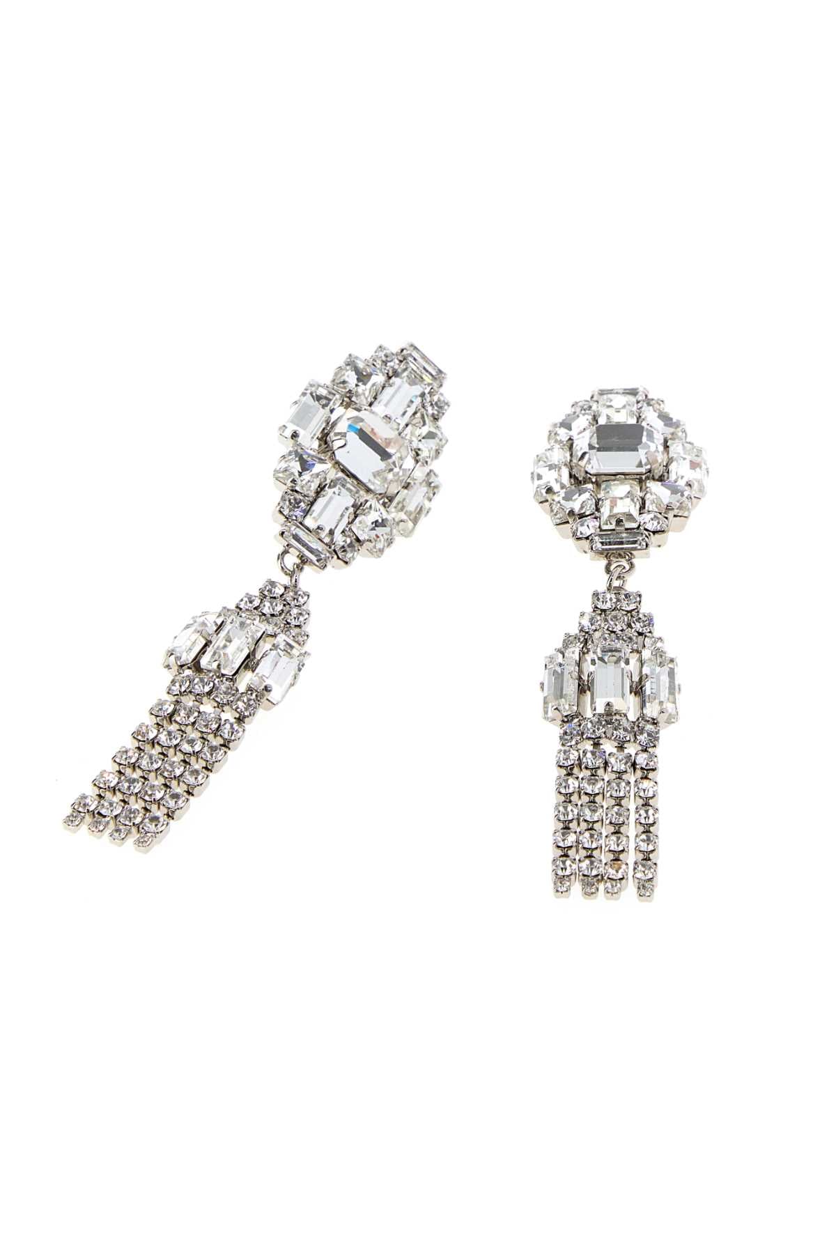 Alessandra Rich Earrings — Silver, view 2