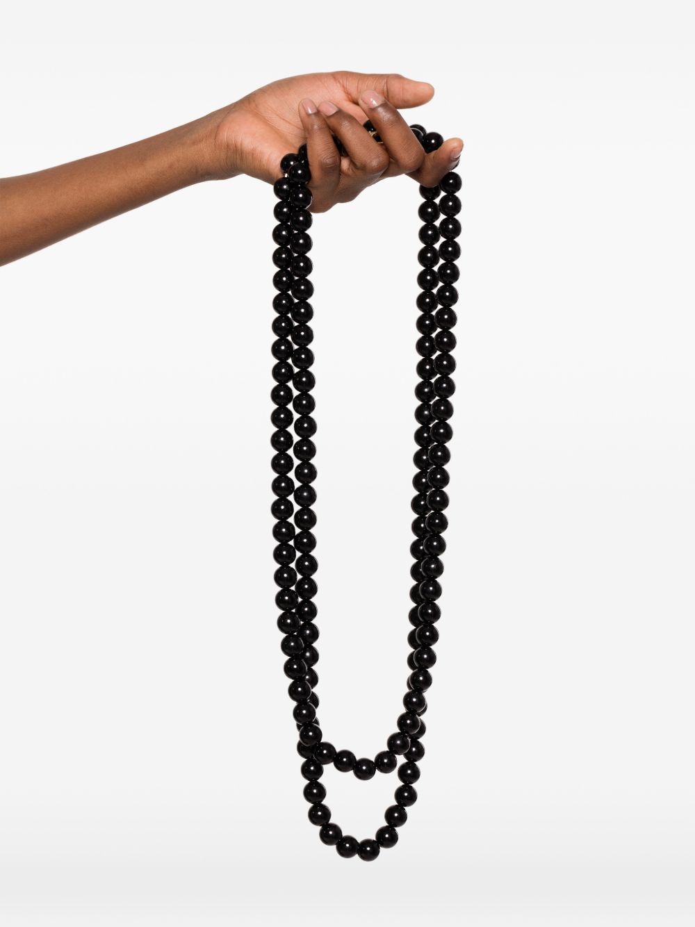 Alessandro Enriquez Peral Necklace — Black, view 2