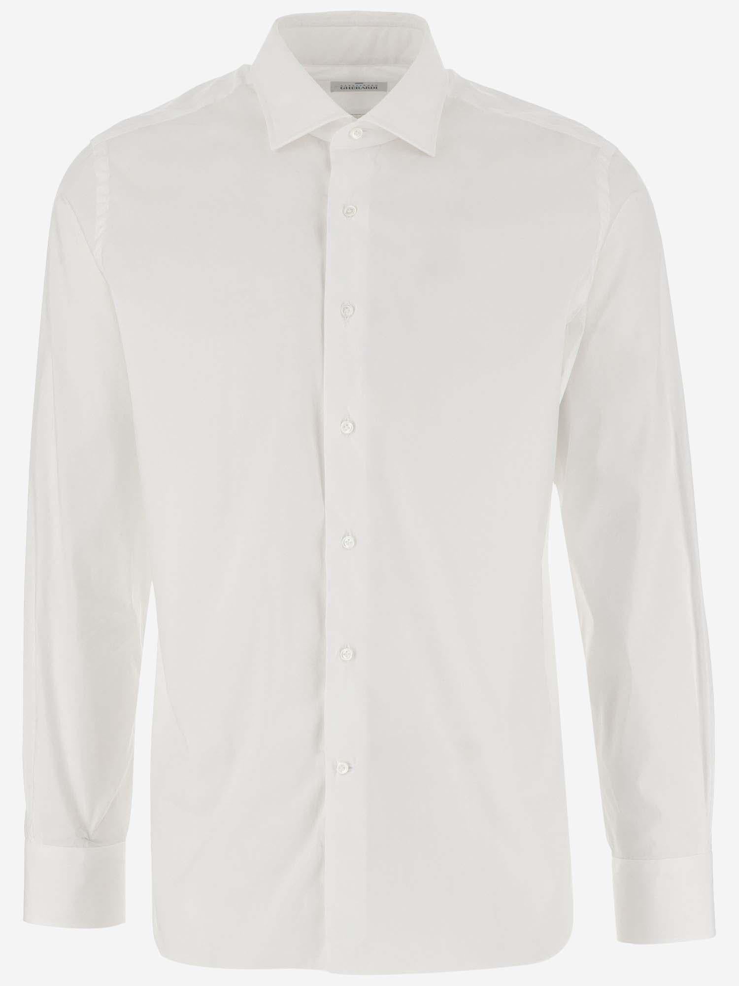 Alessandro Gherardi Cotton-Blend Shirt — White, view 2