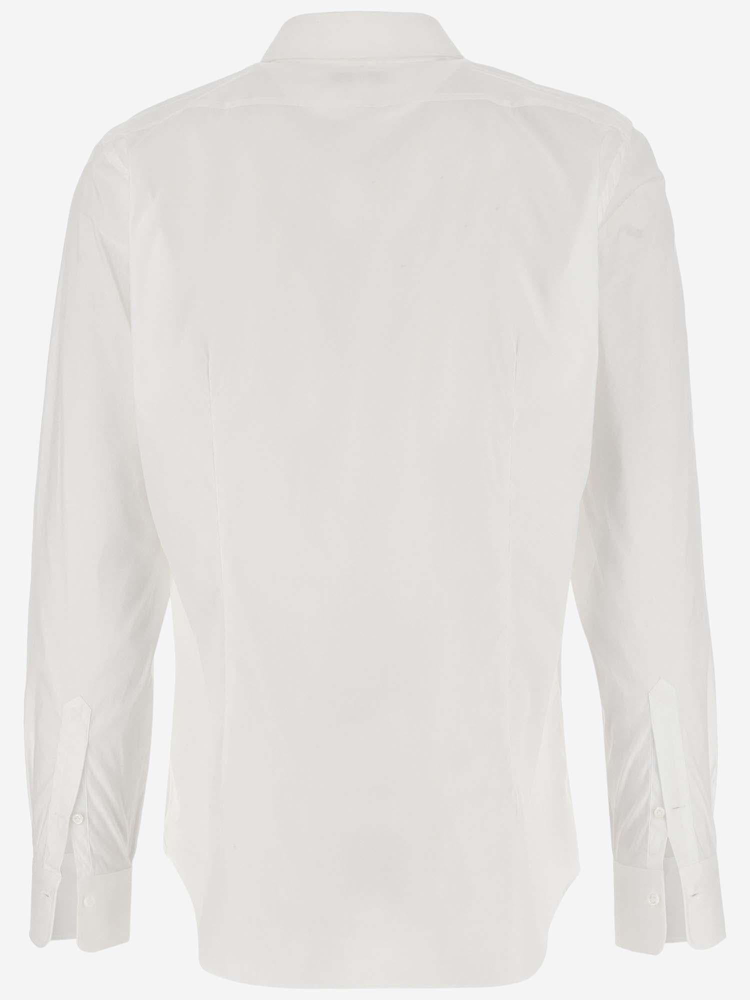Alessandro Gherardi Cotton-Blend Shirt — White, view 3