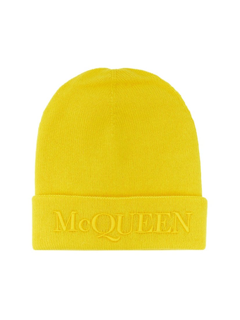 Alexander McQueen 663195_4201Q7100 Winter Hat — Yellow by Alexander McQueen
