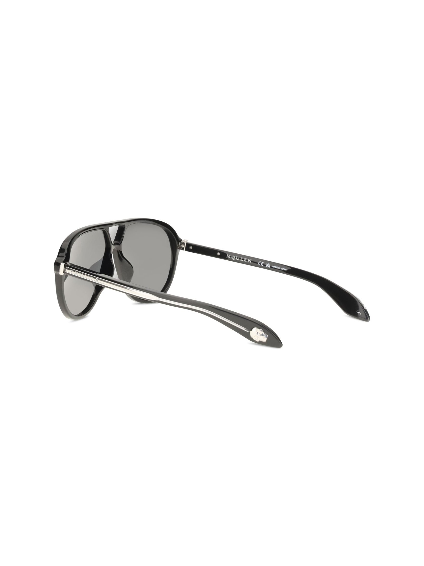 Alexander McQueen A009SAJ0749 Sunglasses — Black, view 3
