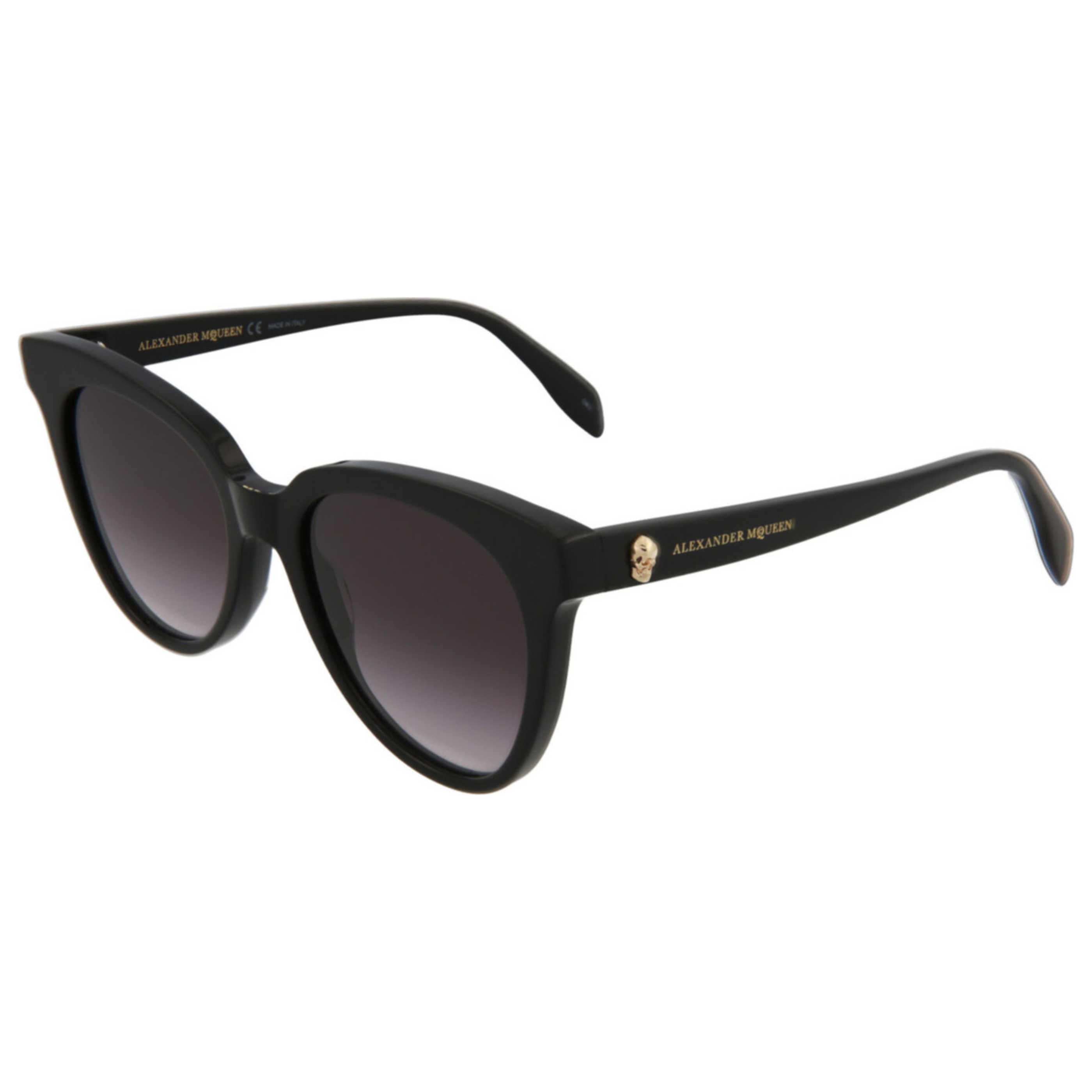 Alexander McQueen AM0159S30006090001 Gradient Lens Sunglasses — Black by Alexander McQueen