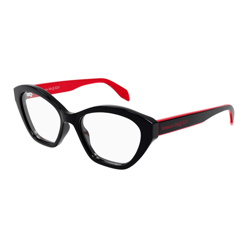 Alexander McQueen AM0360O003 Cat-Eye Full Rim Eyeglasses — Black by Alexander McQueen