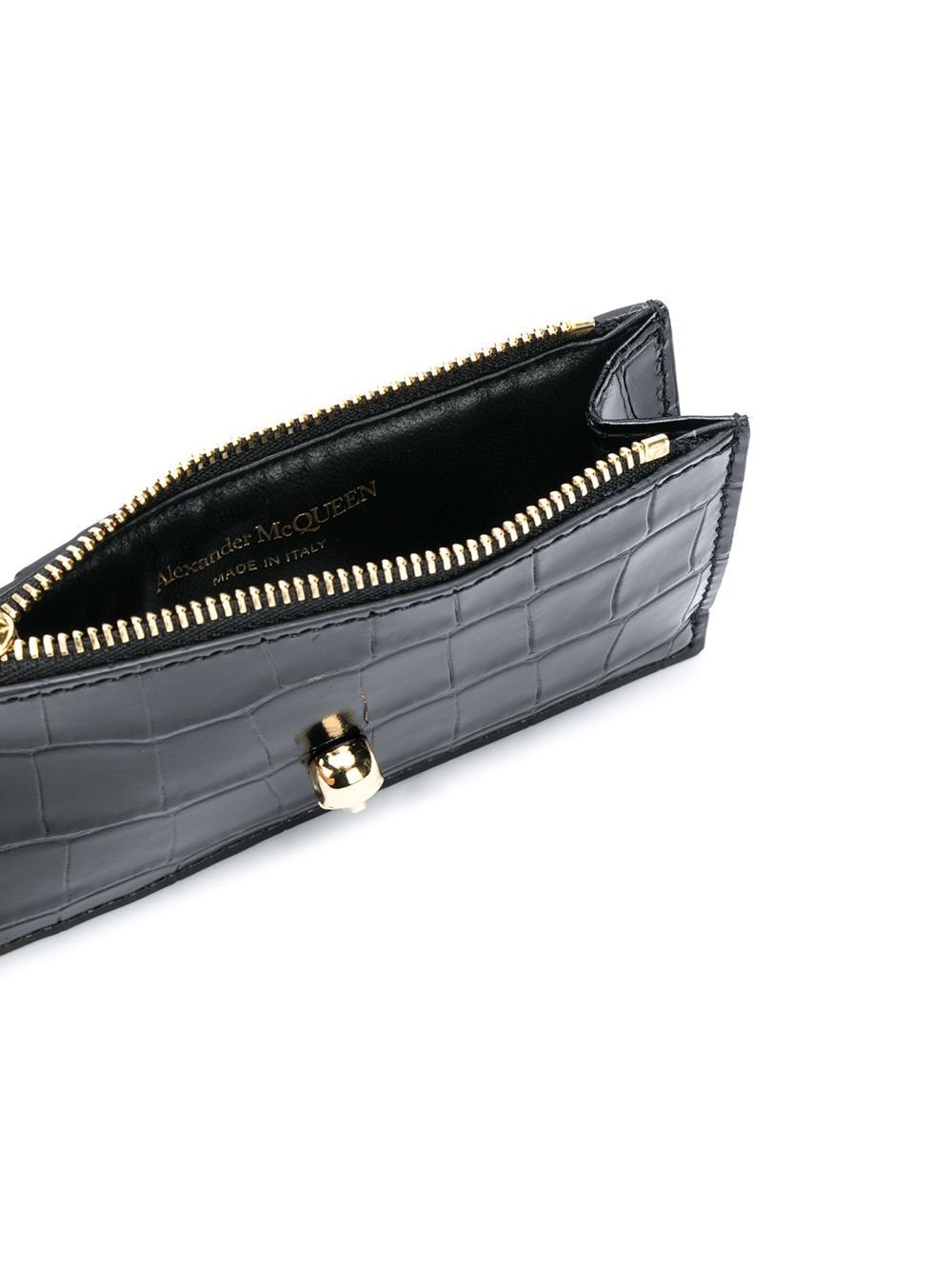 Alexander McQueen Card Case — Black, view 3