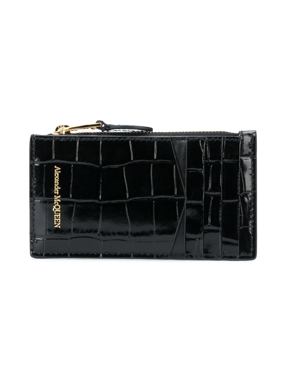 Alexander McQueen Card Case — Black, view 5