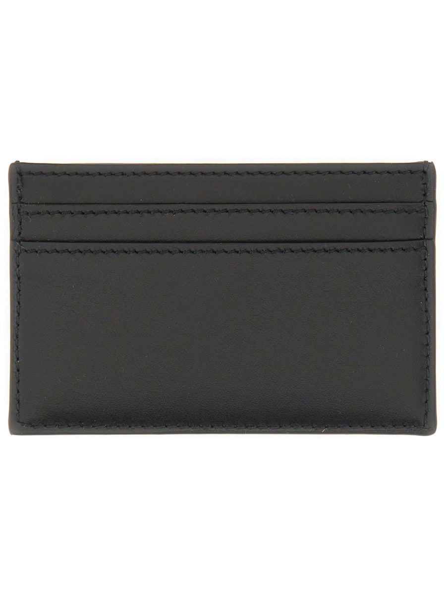 Alexander McQueen Calf Leather Card Case — Black by Alexander McQueen