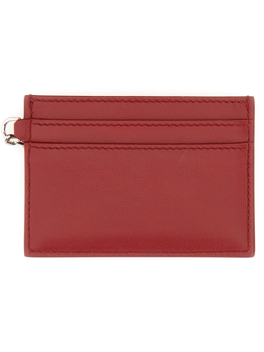 Alexander McQueen Sling Card Case — Red, view 4