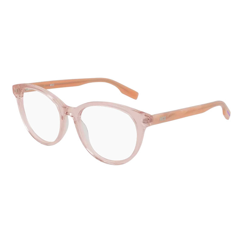 Alexander McQueen Transparent Pink Acetate Eyeglasses — Pink by Alexander McQueen