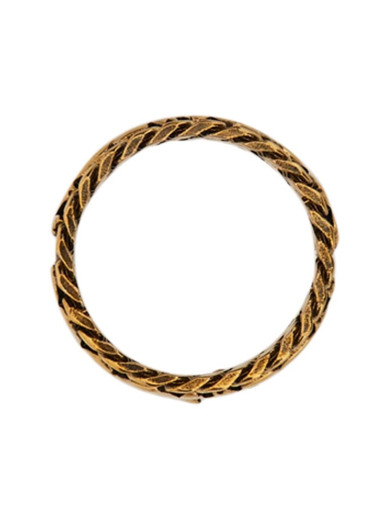 Alexander McQueen Graffiti Ring — Gold, view 3
