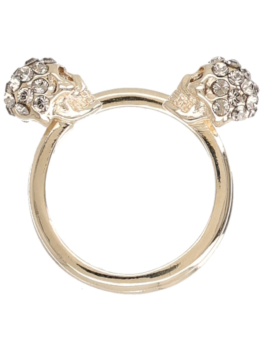 Alexander McQueen Skull Motif Ring — Gold by Alexander McQueen