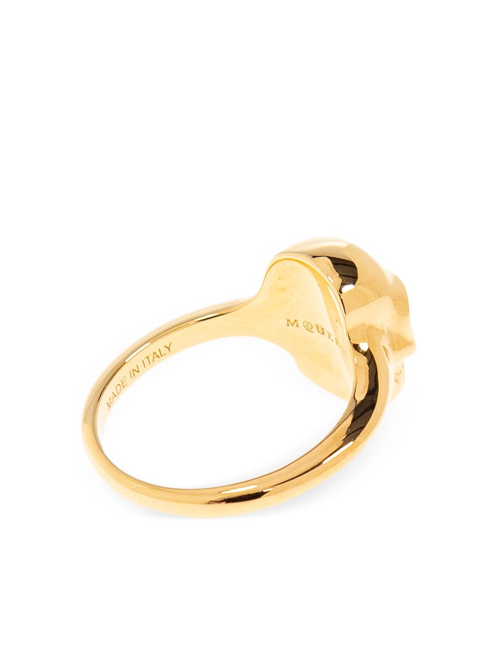 Alexander McQueen Skull Ring — Gold, view 3