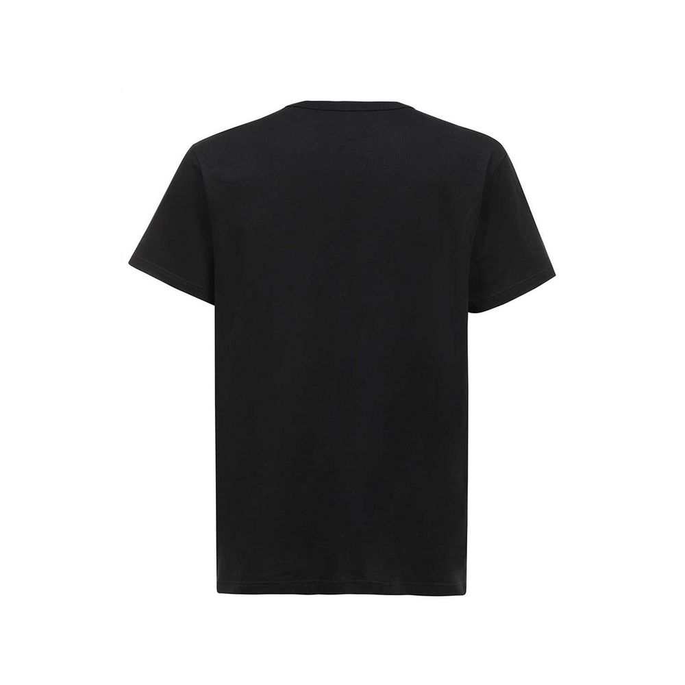 Alexander McQueen Logo-Print T-Shirt — Black, view 2