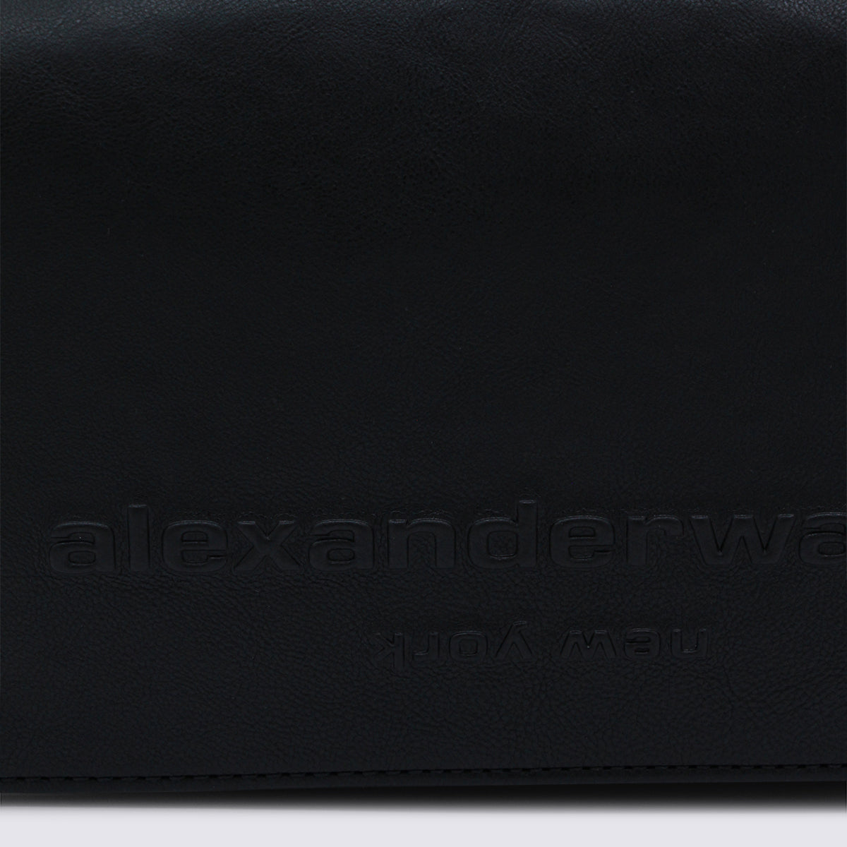 Alexander Wang Leather Shoulder Shoulder Bag — Black, view 4