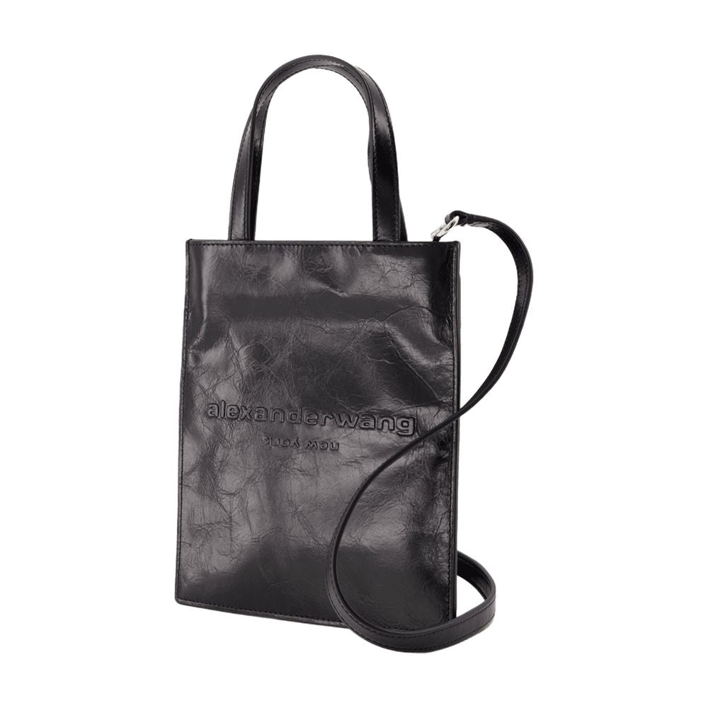 Alexander Wang Calfskin Shoulder Bag — Black, view 3