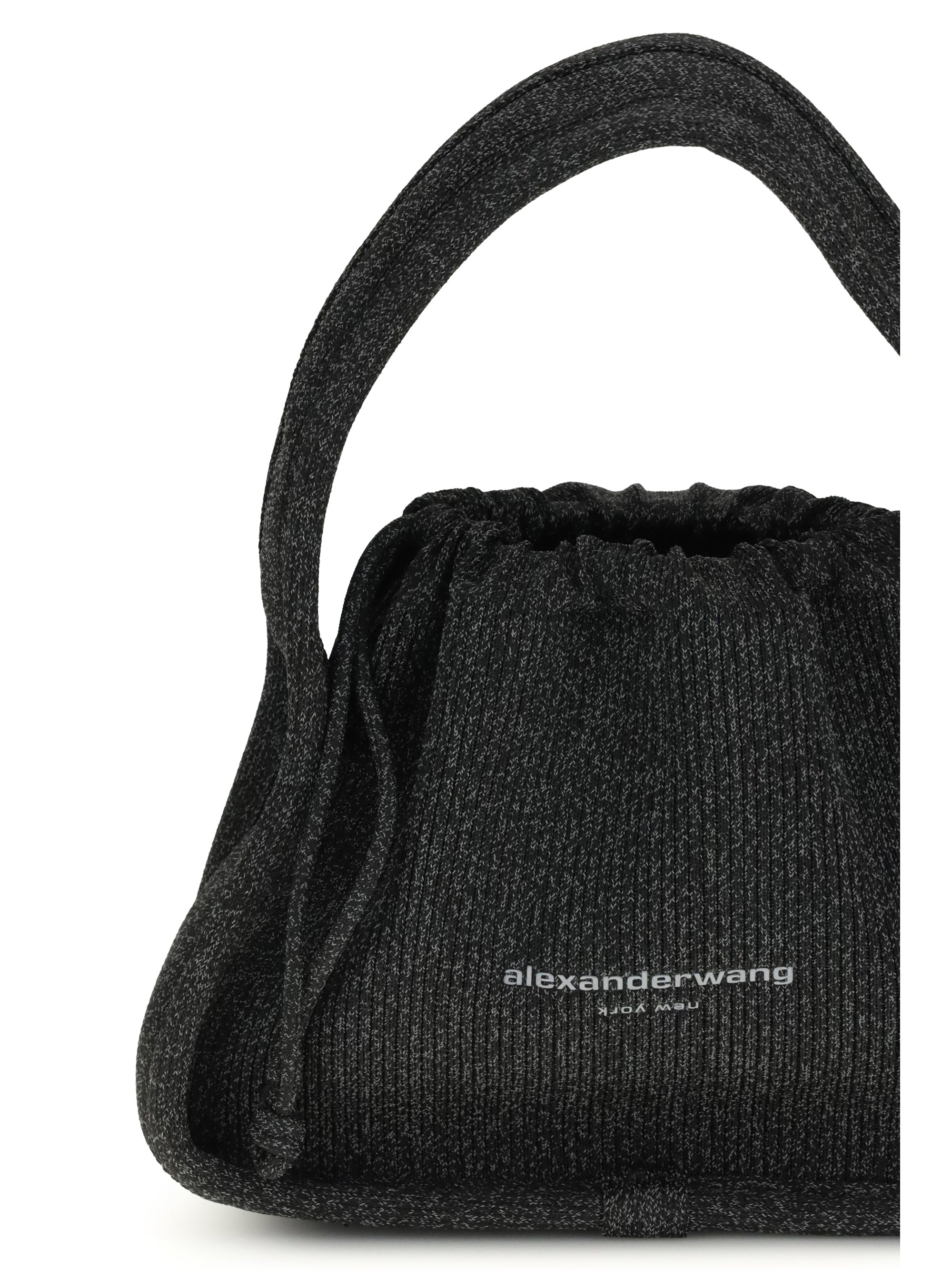 Alexander Wang Ryan Shoulder Bag — Black, view 3