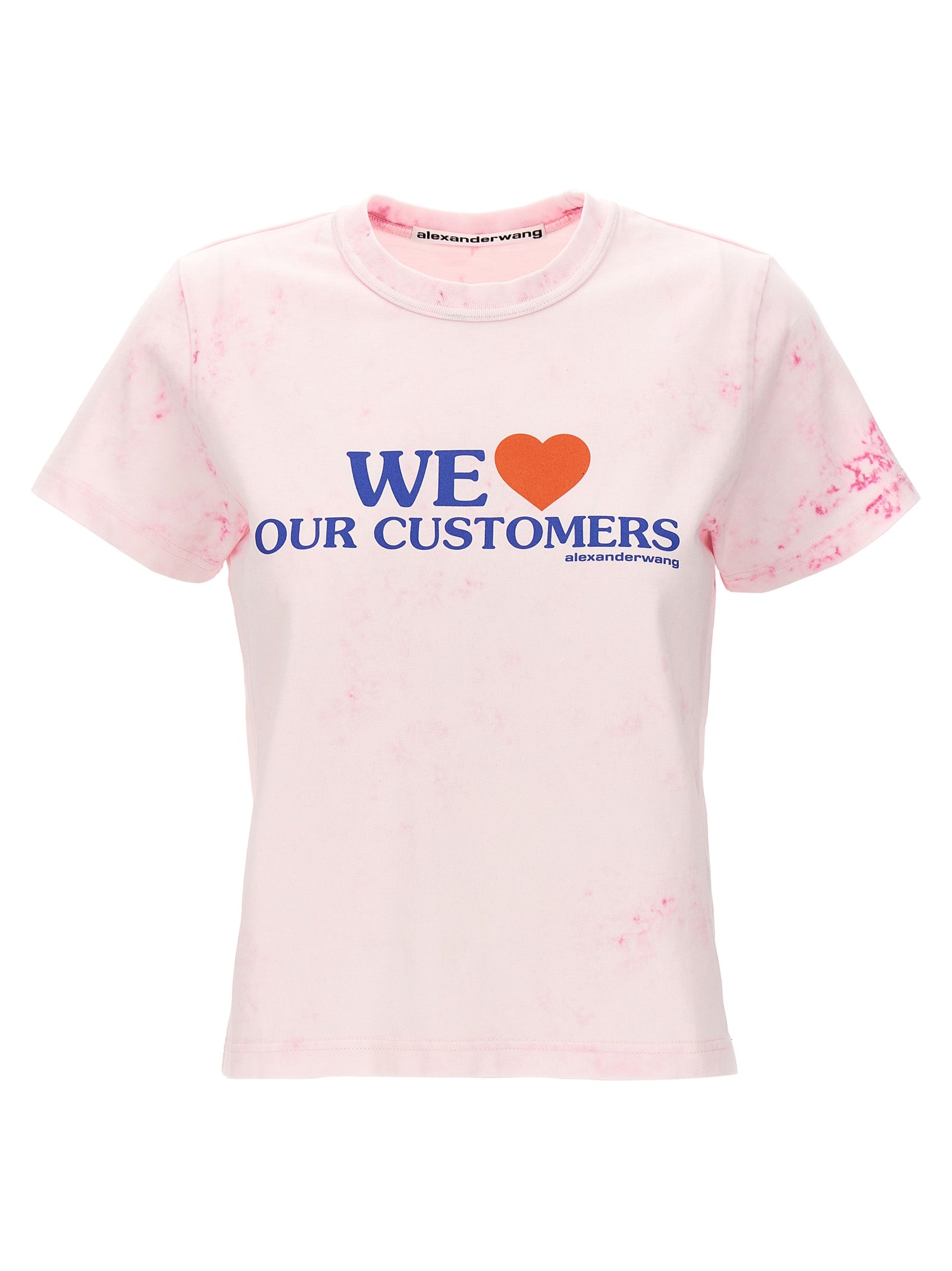 Alexander Wang We Love T-Shirt — Pink by Alexander Wang
