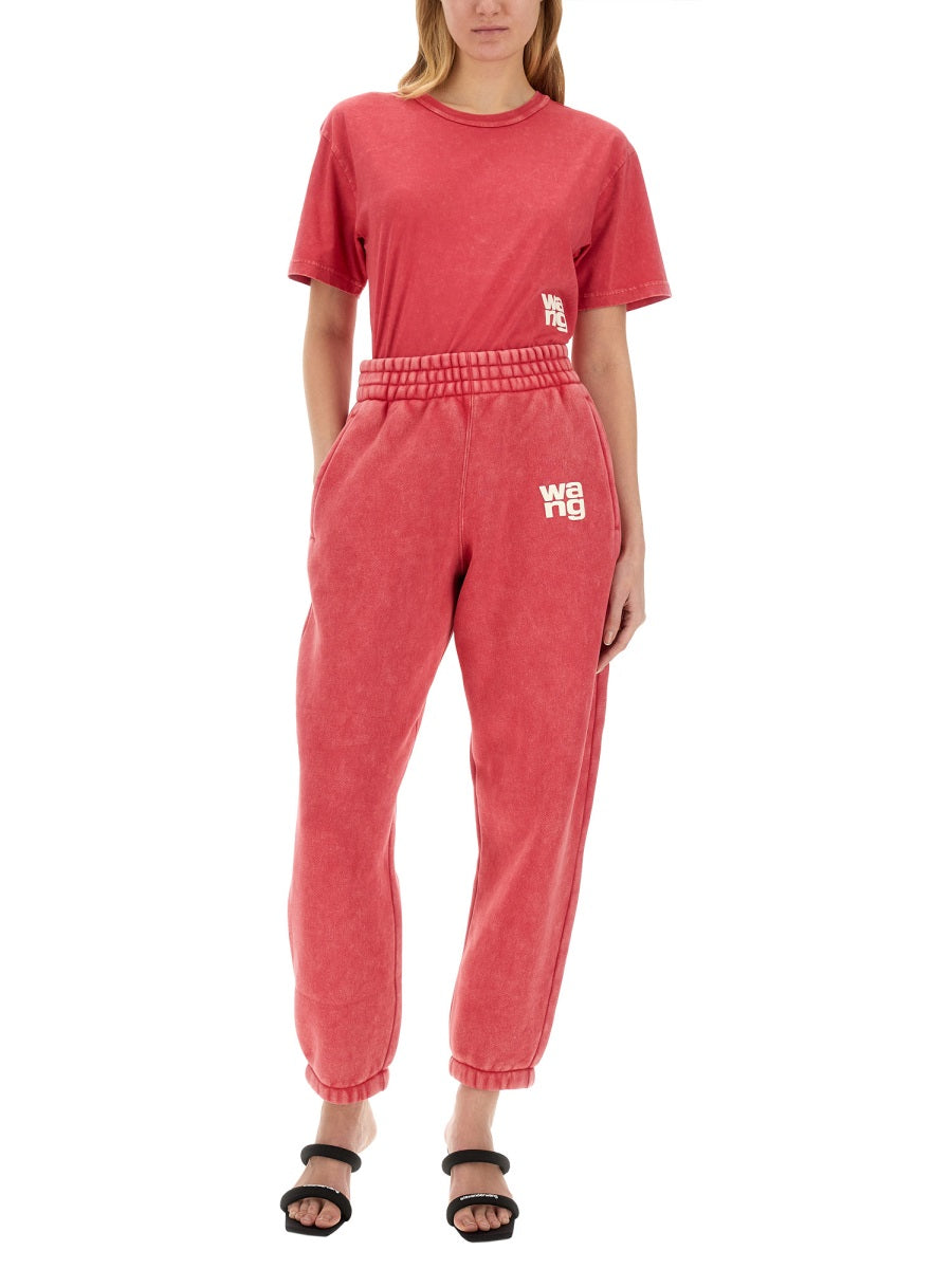 Alexanderwang.T Logo T-Shirt — Pink, view 4