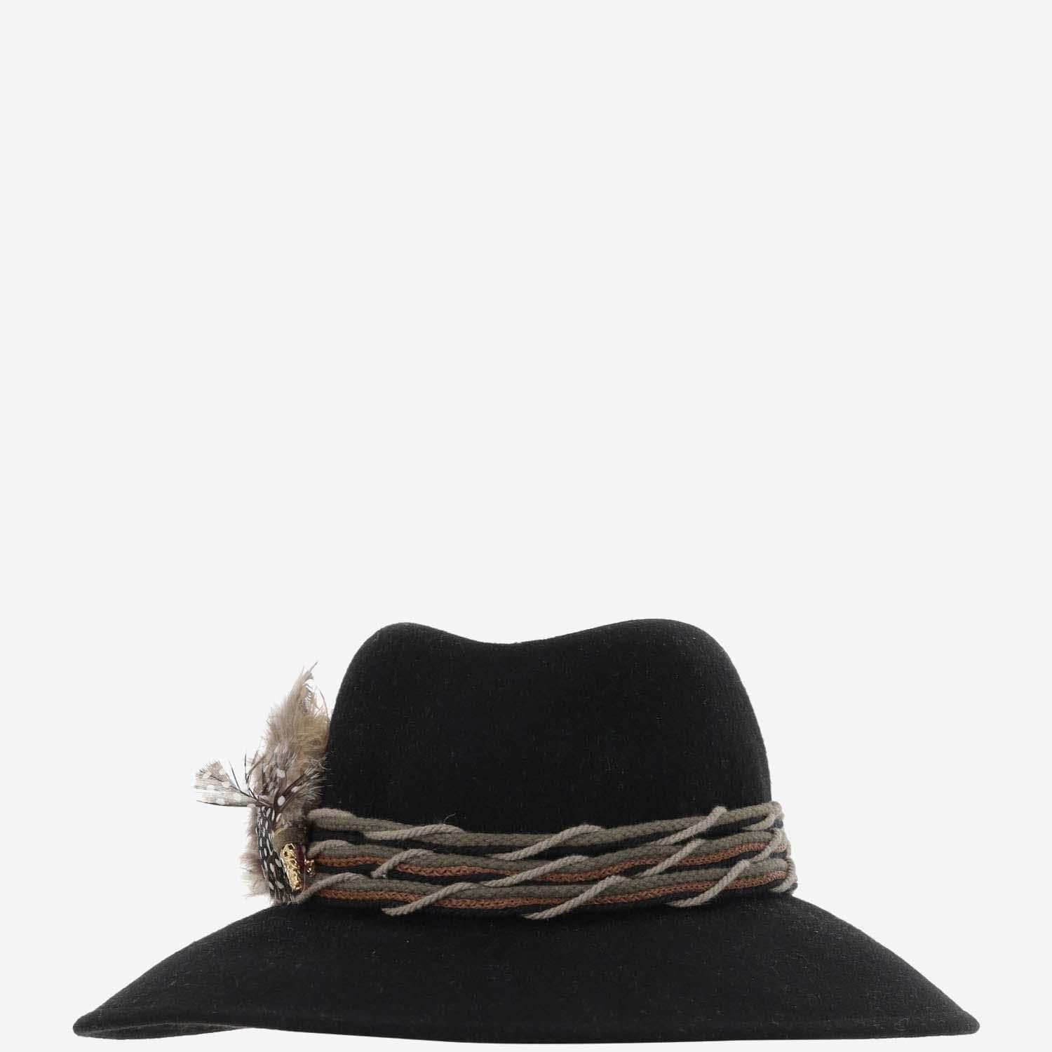 Alexia Alvarez De Toledo BACKXL Wool with Rope Trim Winter Hat — Black, view 3