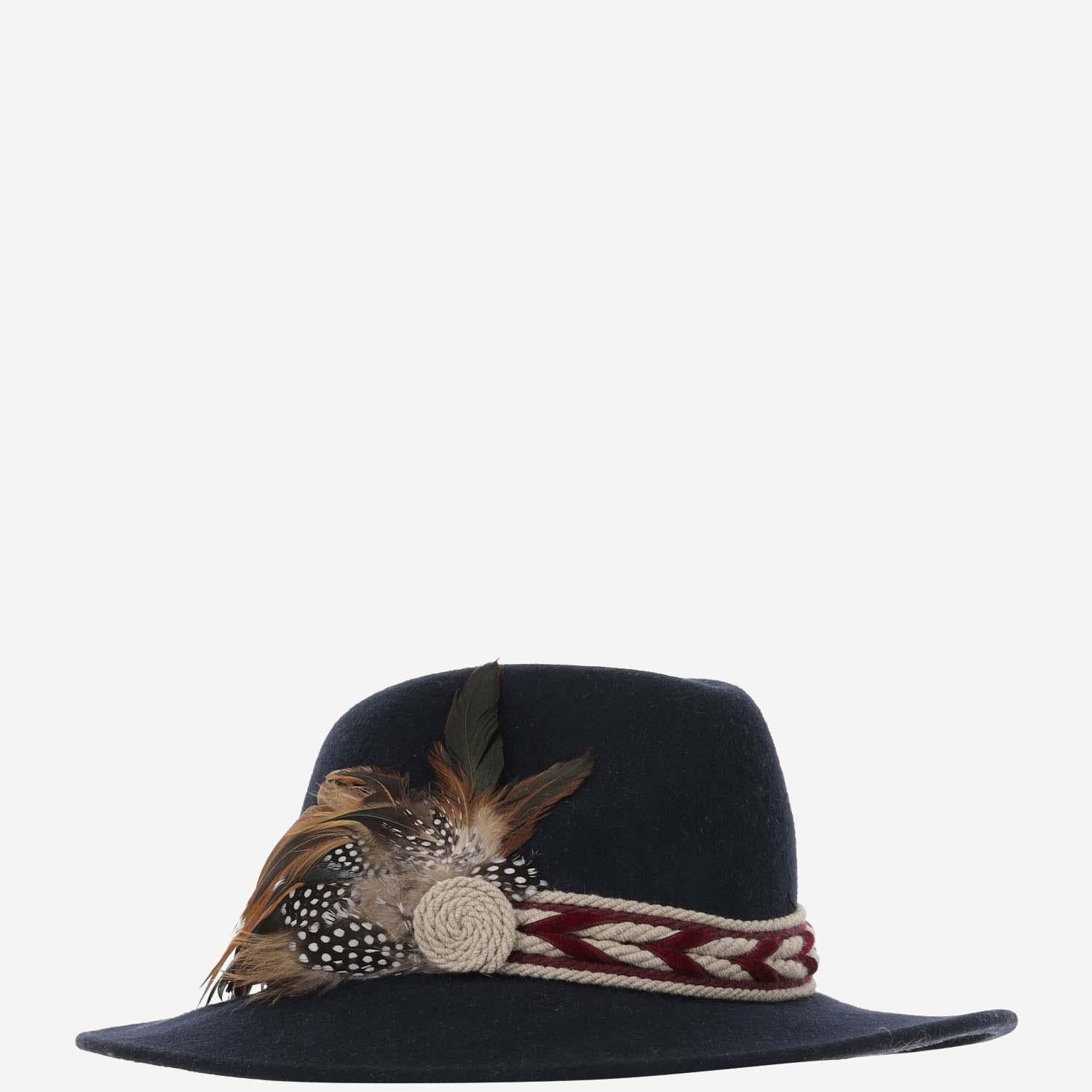 Alexia Alvarez De Toledo BLUEMARINEFEDORA Fedora — Navy by Alexia Alvarez De Toledo