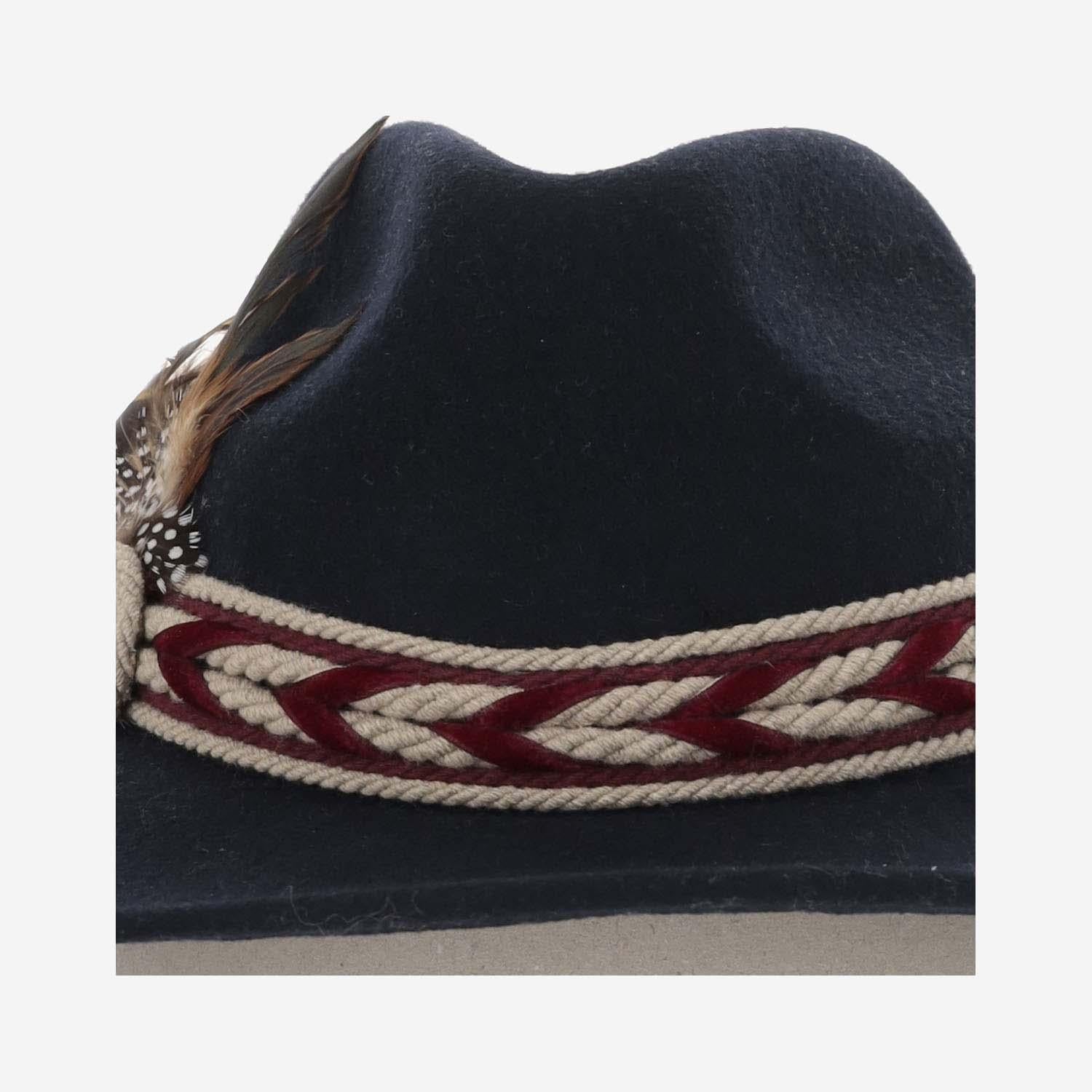 Alexia Alvarez De Toledo BLUEMARINEFEDORA Fedora — Navy, view 2