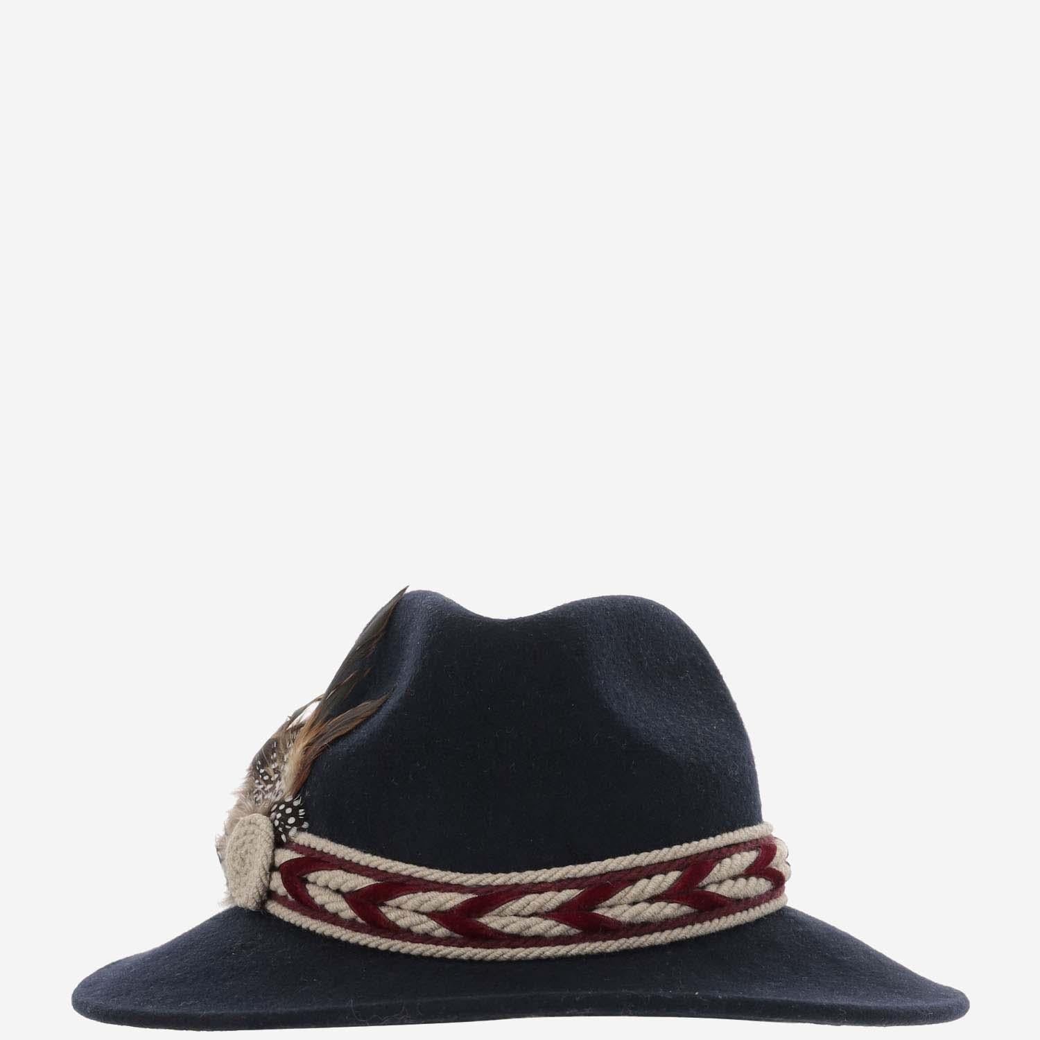 Alexia Alvarez De Toledo BLUEMARINEFEDORA Fedora — Navy, view 3