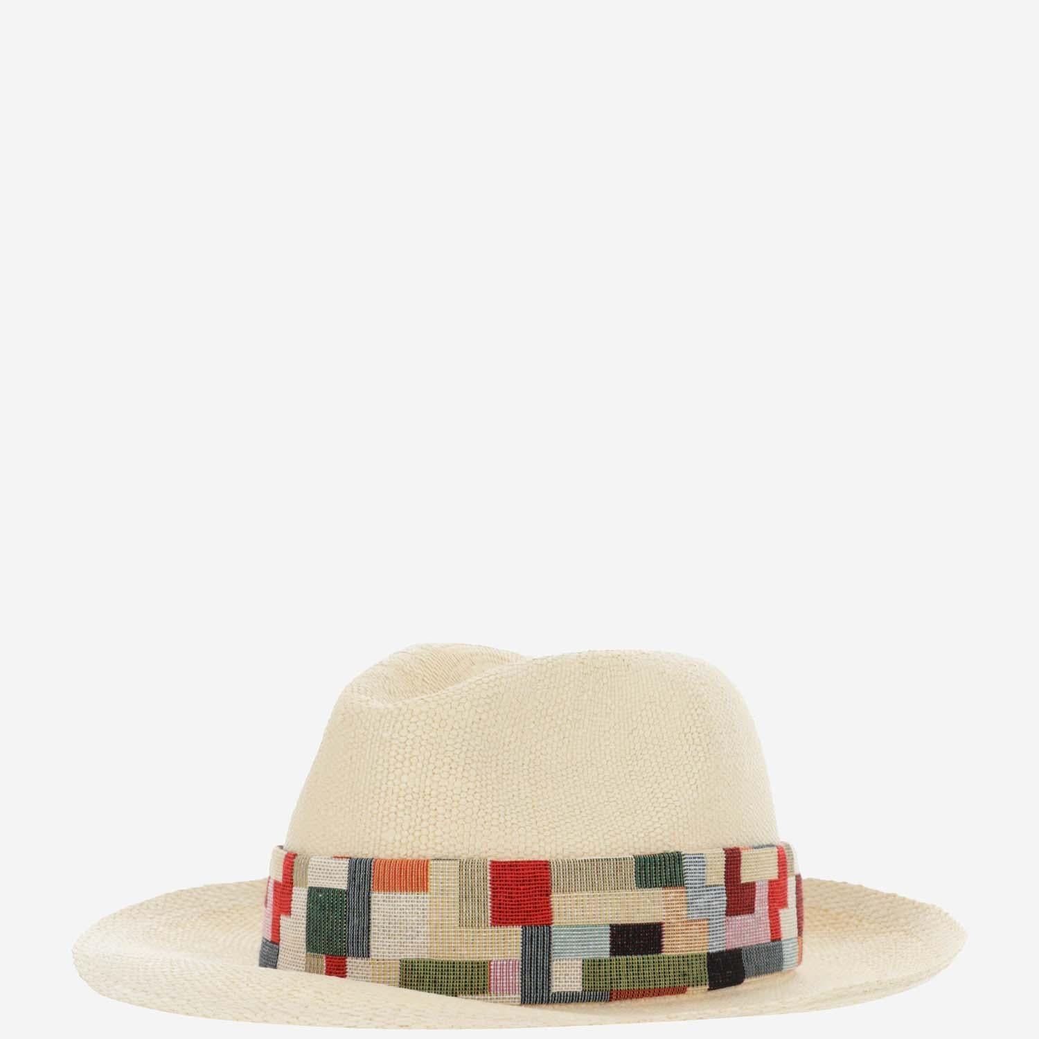 Alexia Alvarez De Toledo Panama Hat — White, view 3